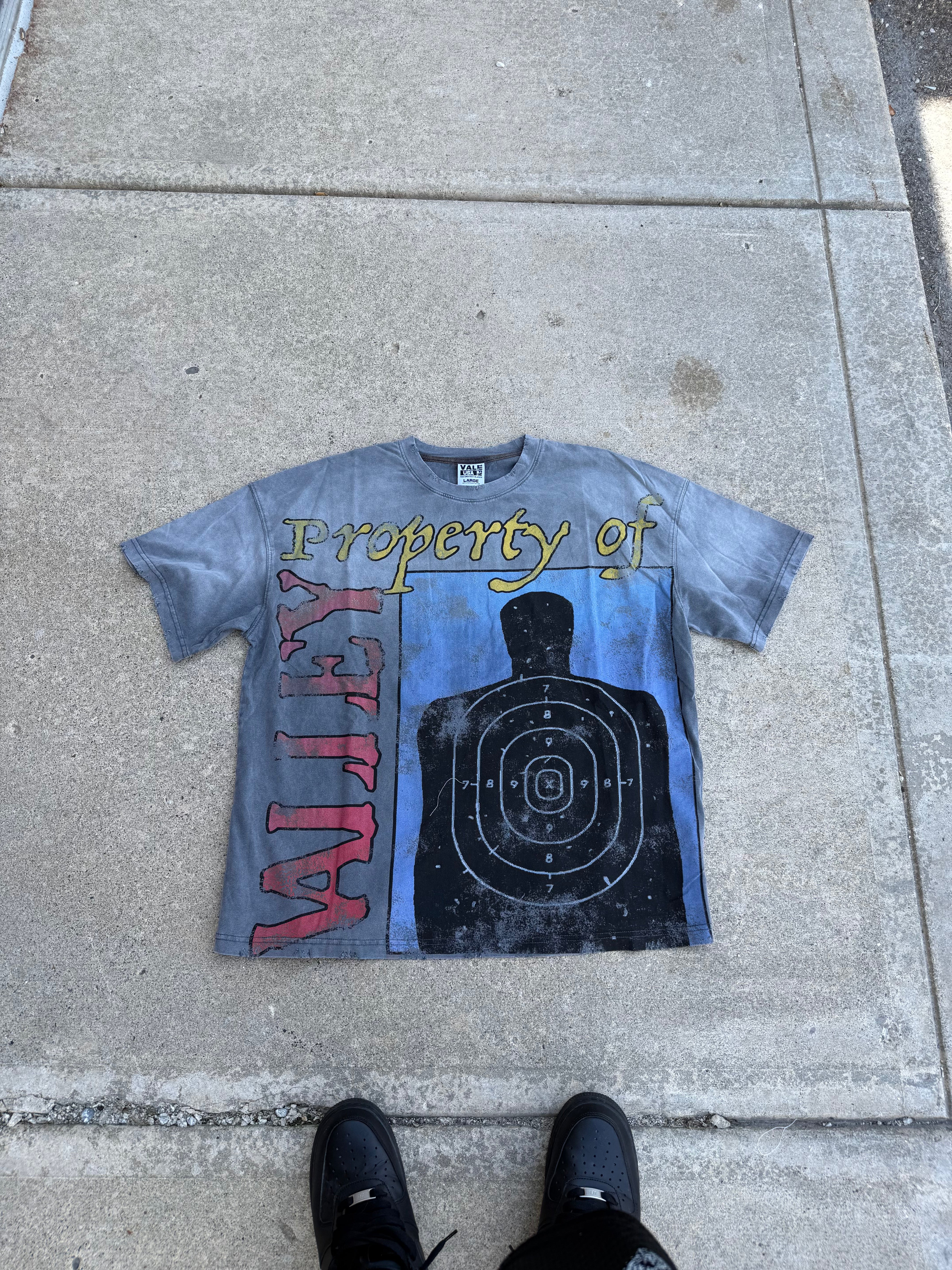 VALE CHARCOAL TARGET TEE