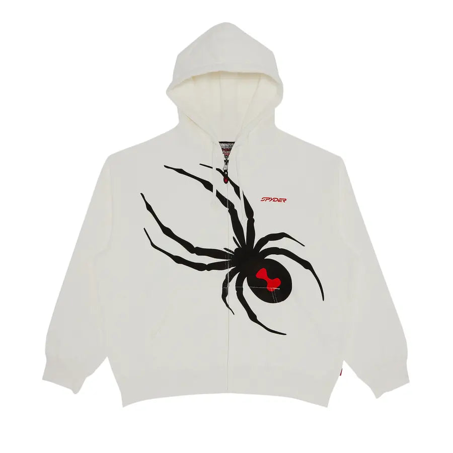Supreme x Spyder Zip Up Hooded Sweatshirt 'White'