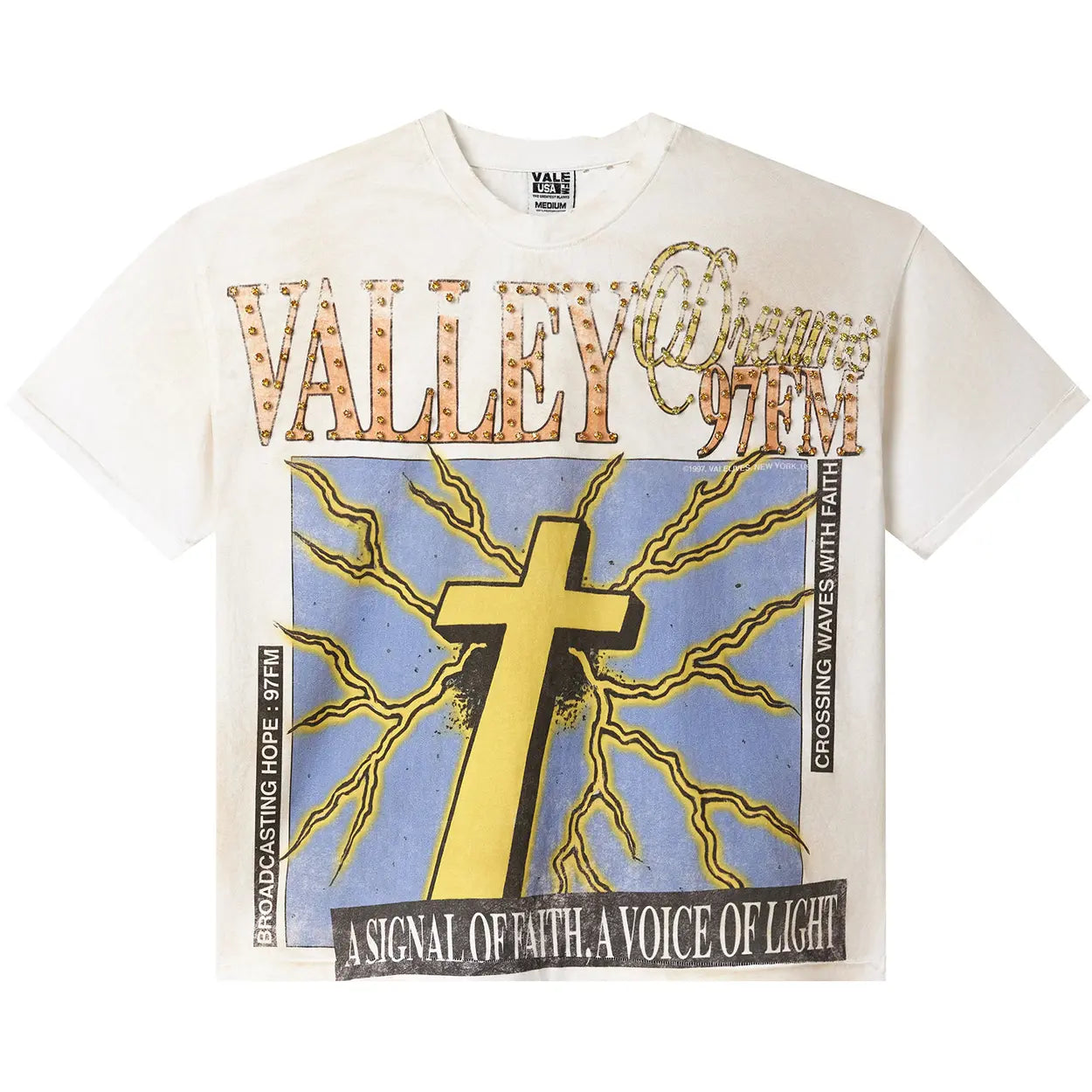 VALE THUNDER CROSS BLING TEE