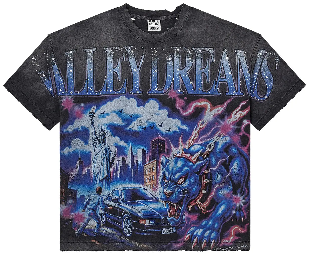 Vale Forever Monster Big Tee 'Black'