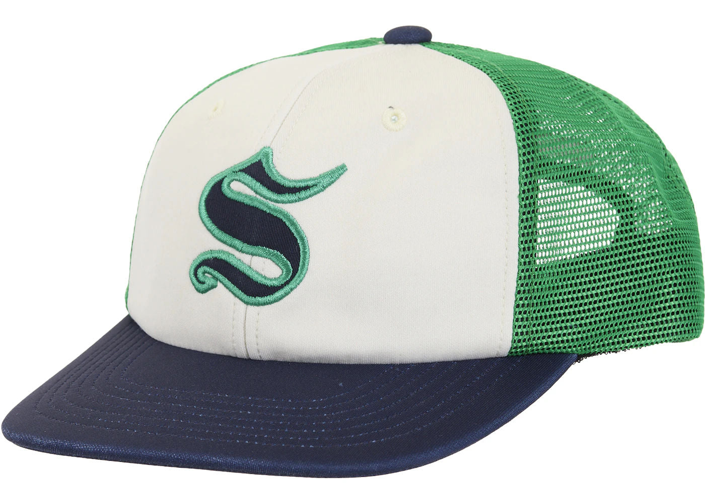 Supreme Contrast S Mesh Back 6-Panel Green