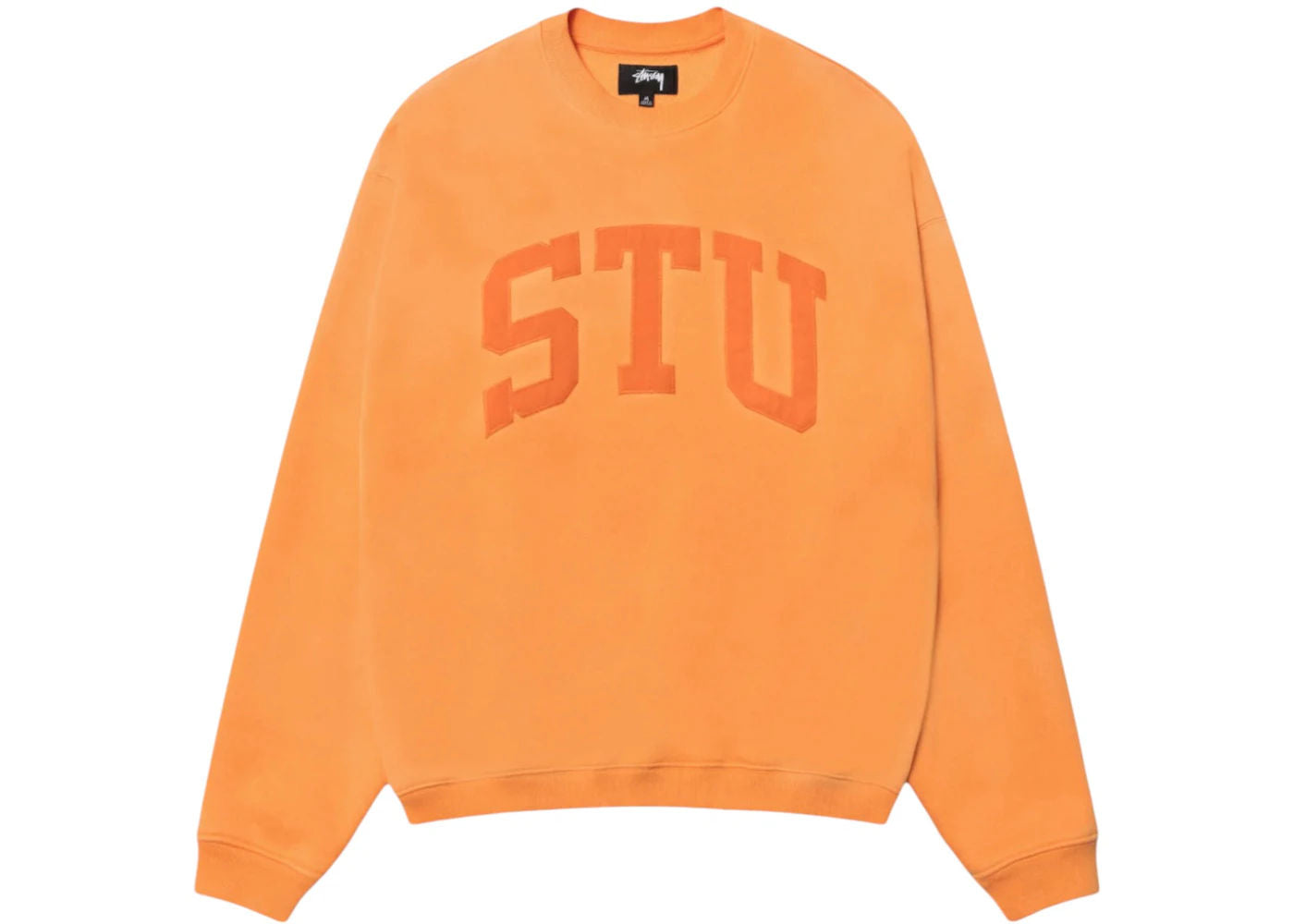 Stussy Stu Relaxed Crew Orange