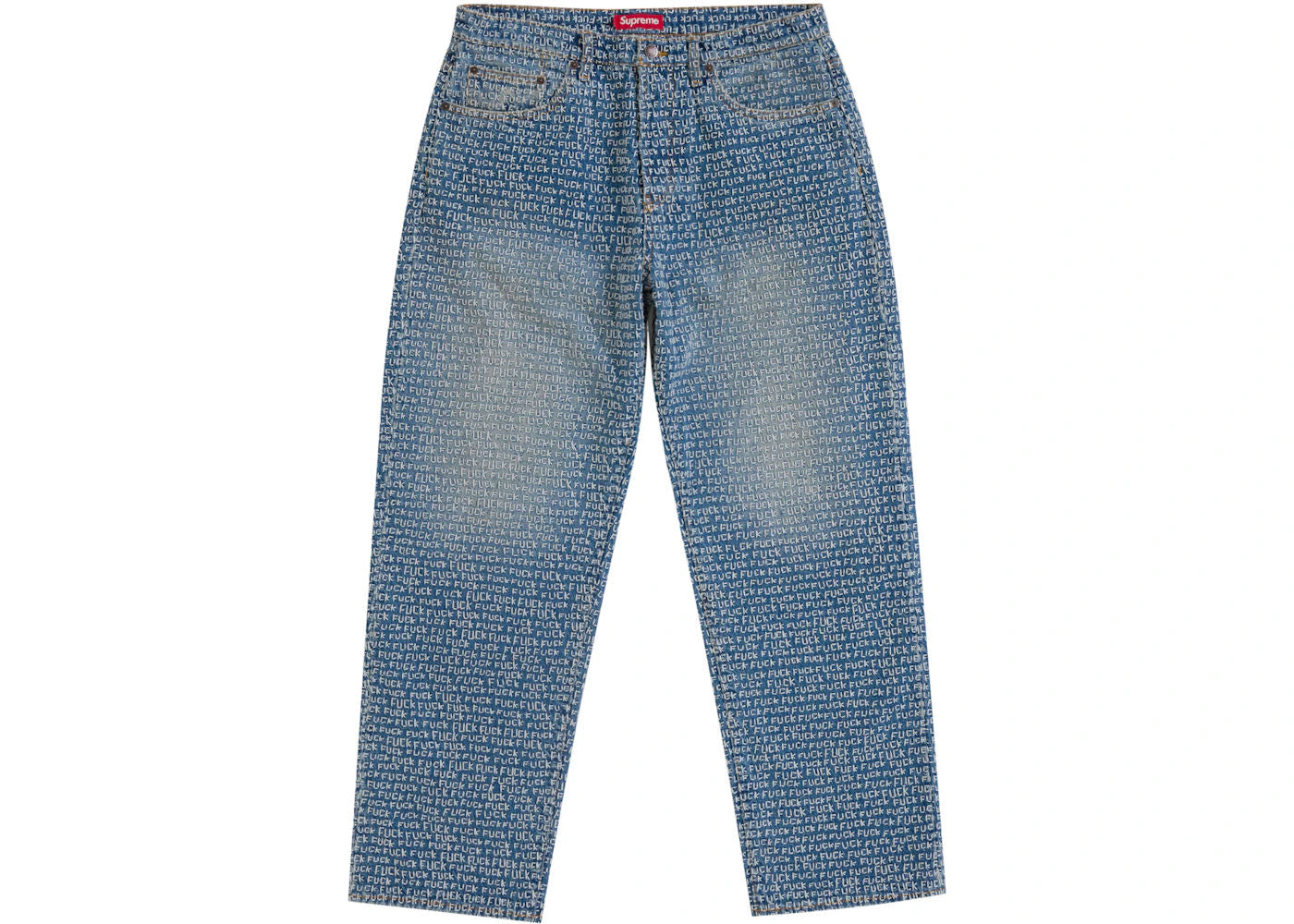 Supreme Fuck Stitch Loose Fit Jean Blue