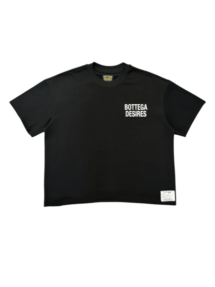 BOTTEGA DESIRES FUCK EM TEE BLACK WHITE