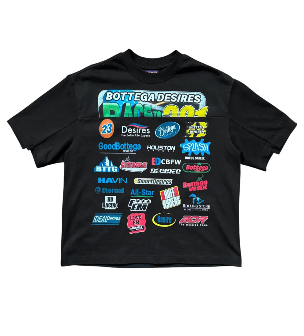 BOTTEGA DESIRES RACE T-SHIRT (BLACK)