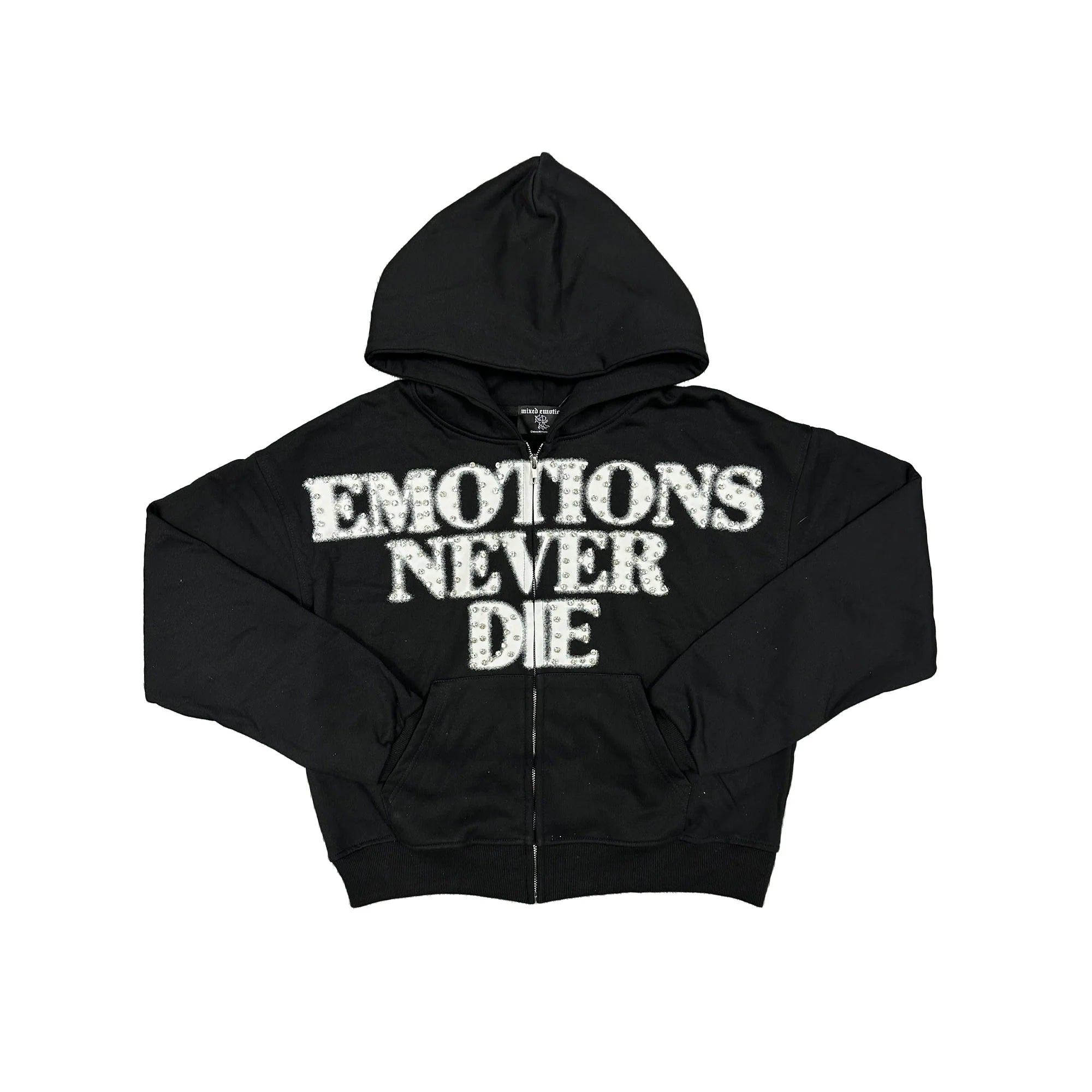 Mixed Emotions "Emotions Never Die" Zip-Up Black