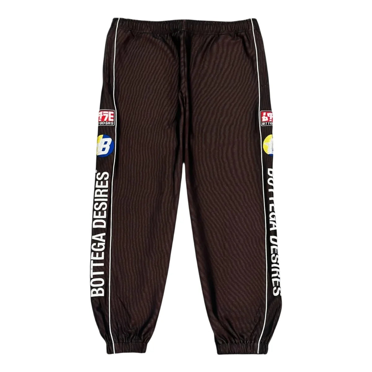 Bottega Desires Race Tracksuit Sweatpants 'Brown'