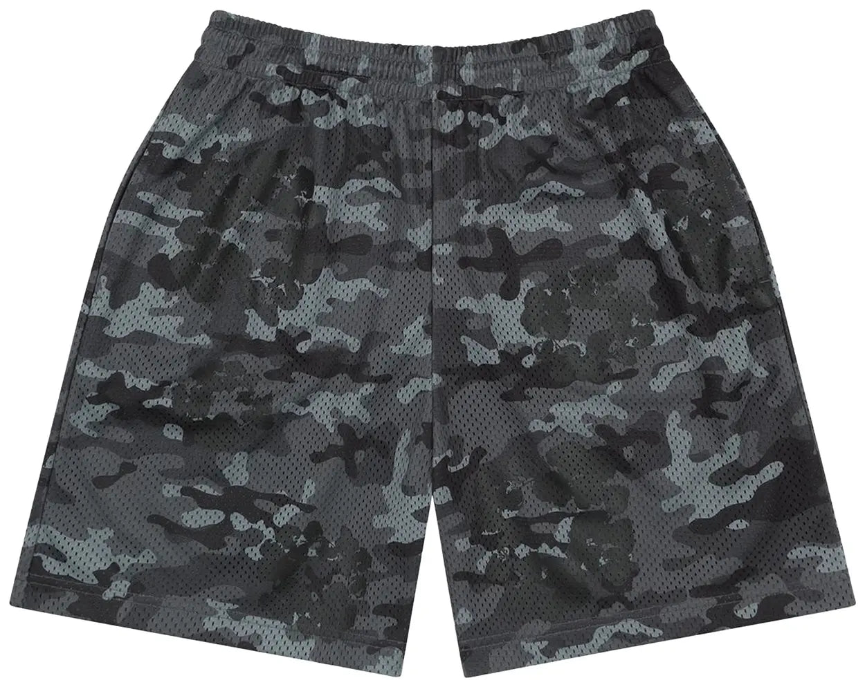 Denim Tears Camo Cotton Wreath Mesh Shorts 'Black'