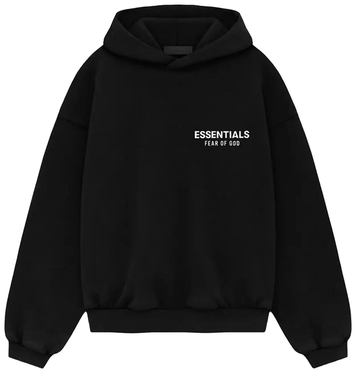 FEAR OF GOD ESSENTIALS BLACK/WHITE HOODIE (FW24)