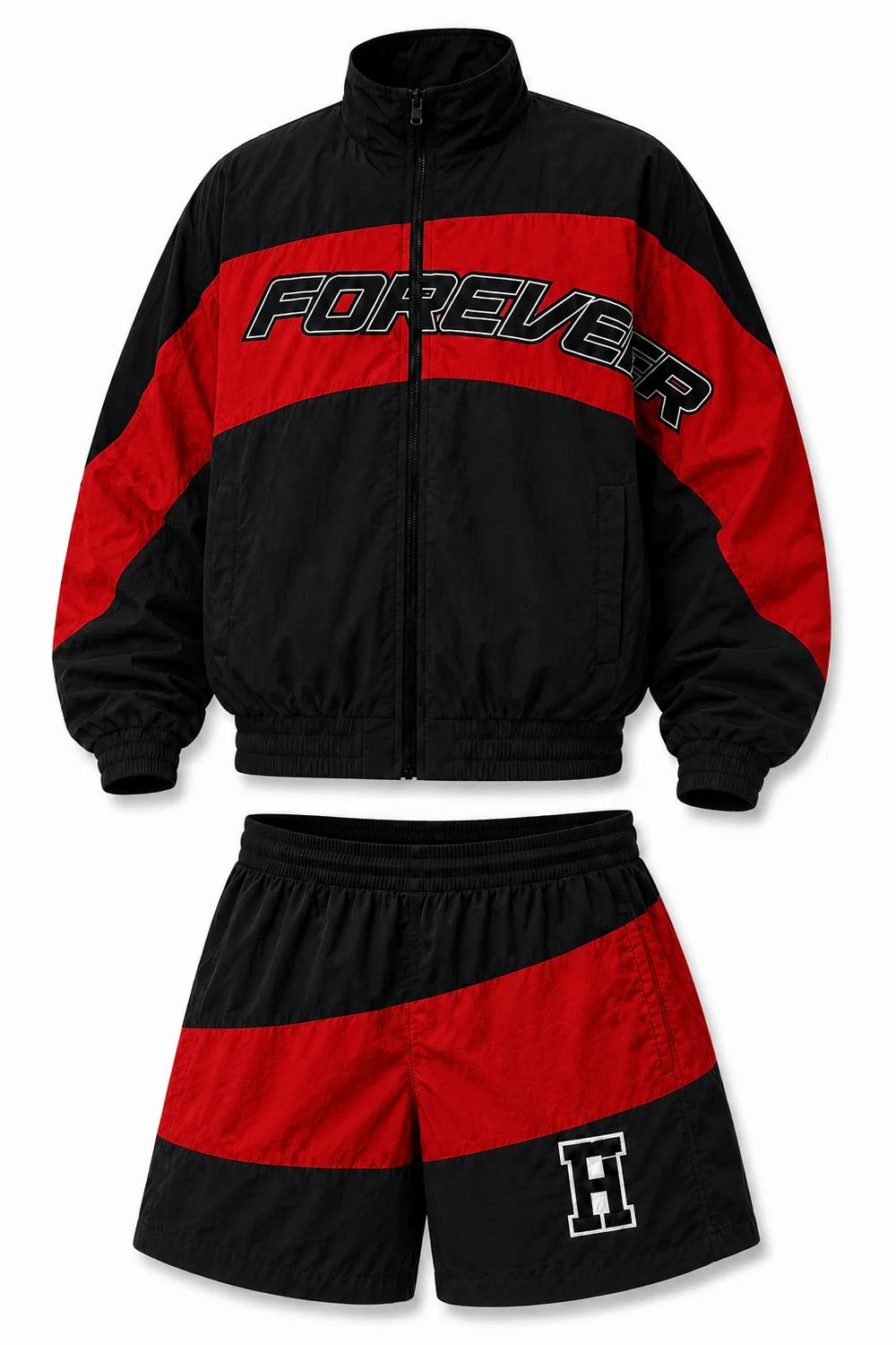 FOREVER HUNGRY SET BLACK/RED