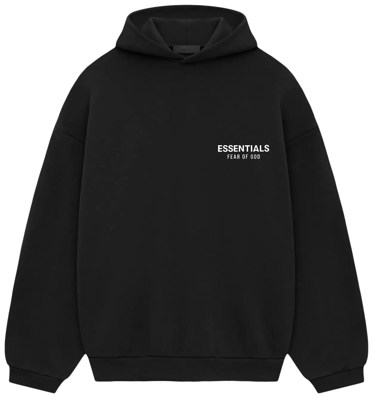FEAR OF GOD ESSENTIALS BLACK/WHITE HOODIE (FW24)