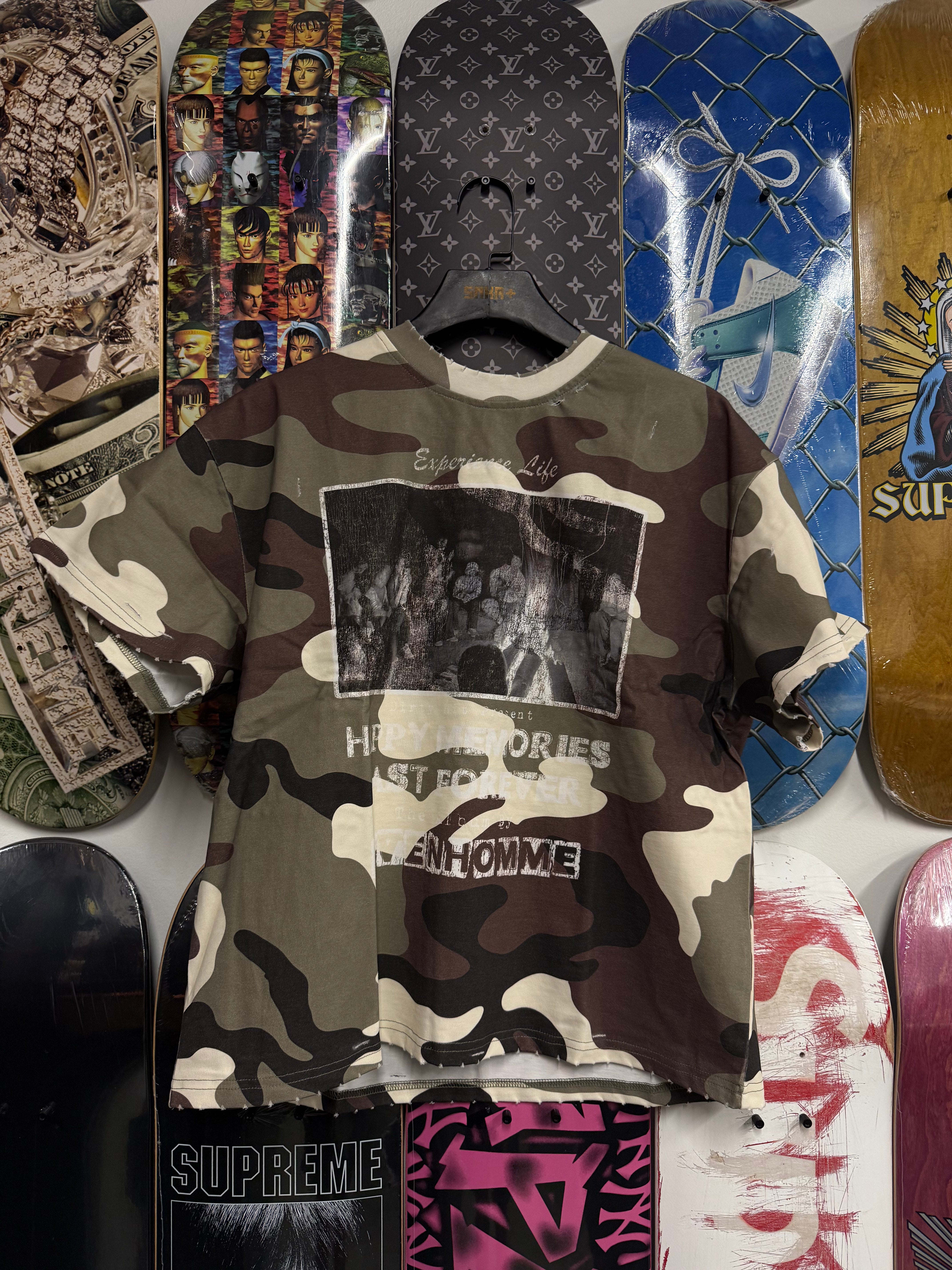 Daven Homme Happy Memories Camo Tee