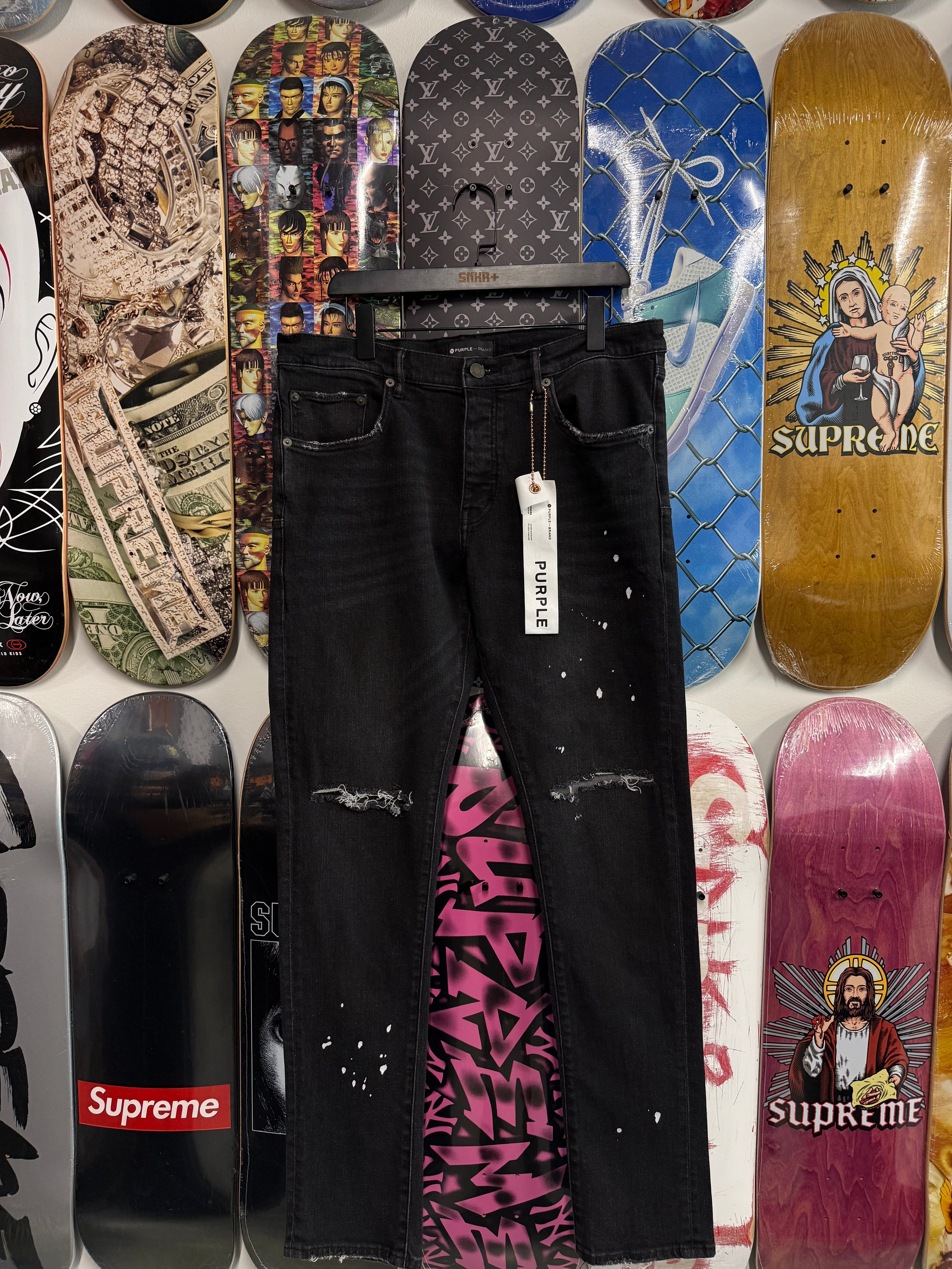 Purple P001 Black Resin Knee Slit - Like New
