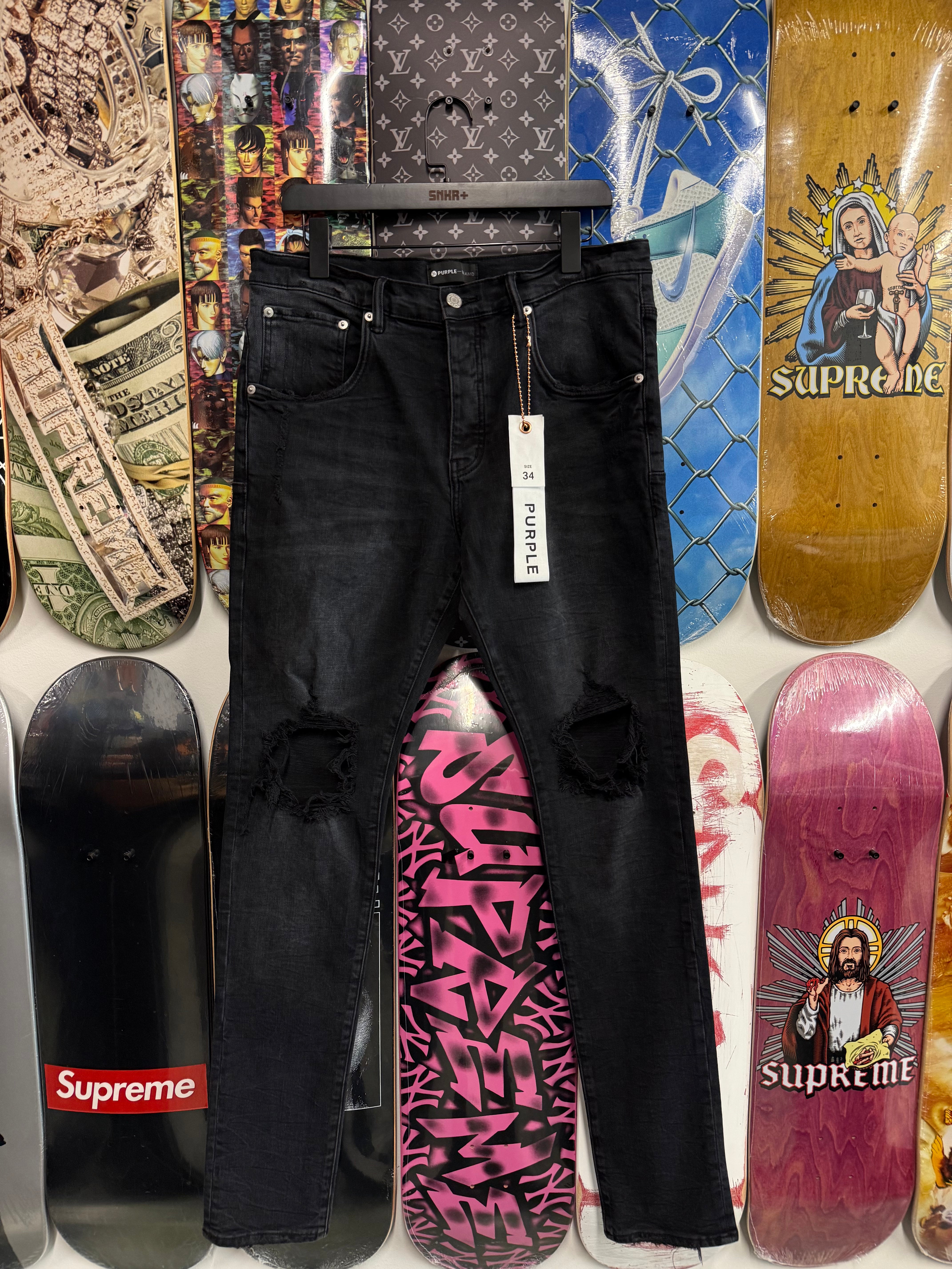 Purple P002 Black Wash Blowout - Like New