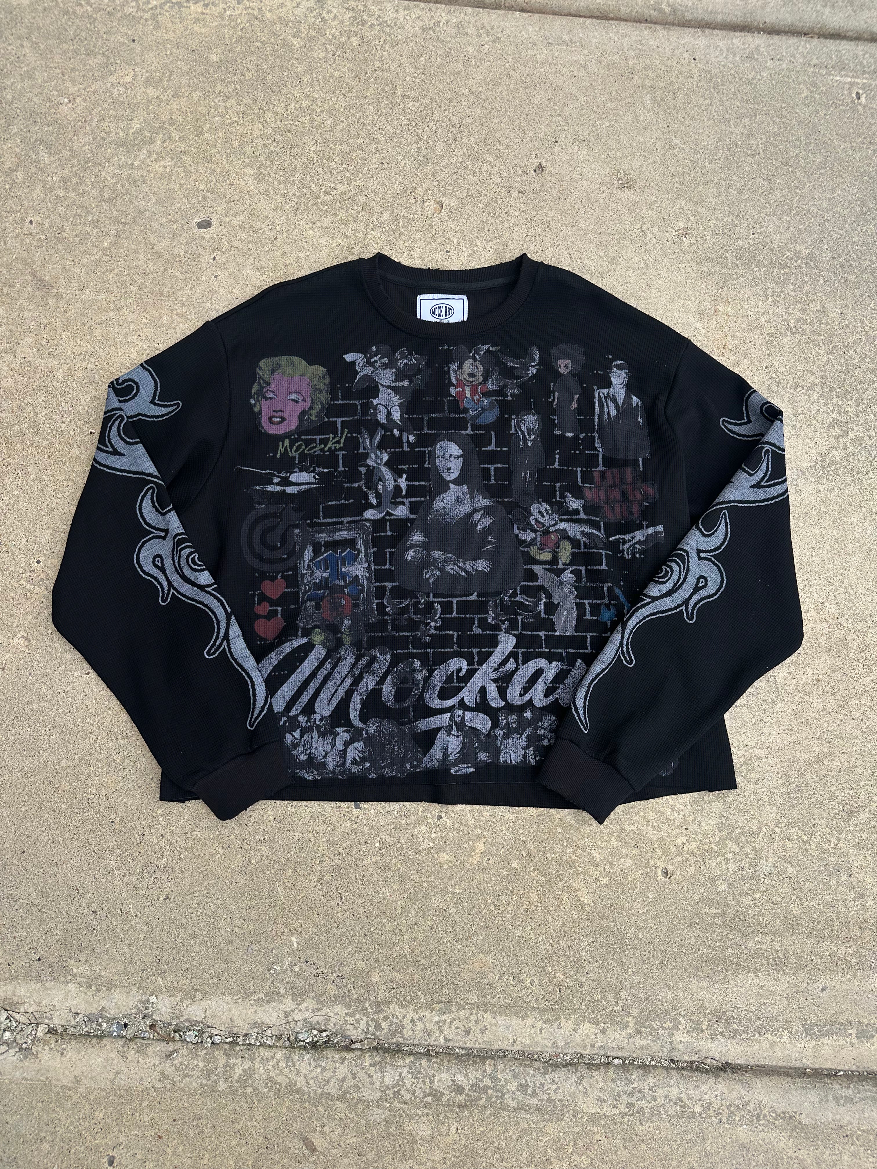 Mockart Art On Display Thermal L/S Black