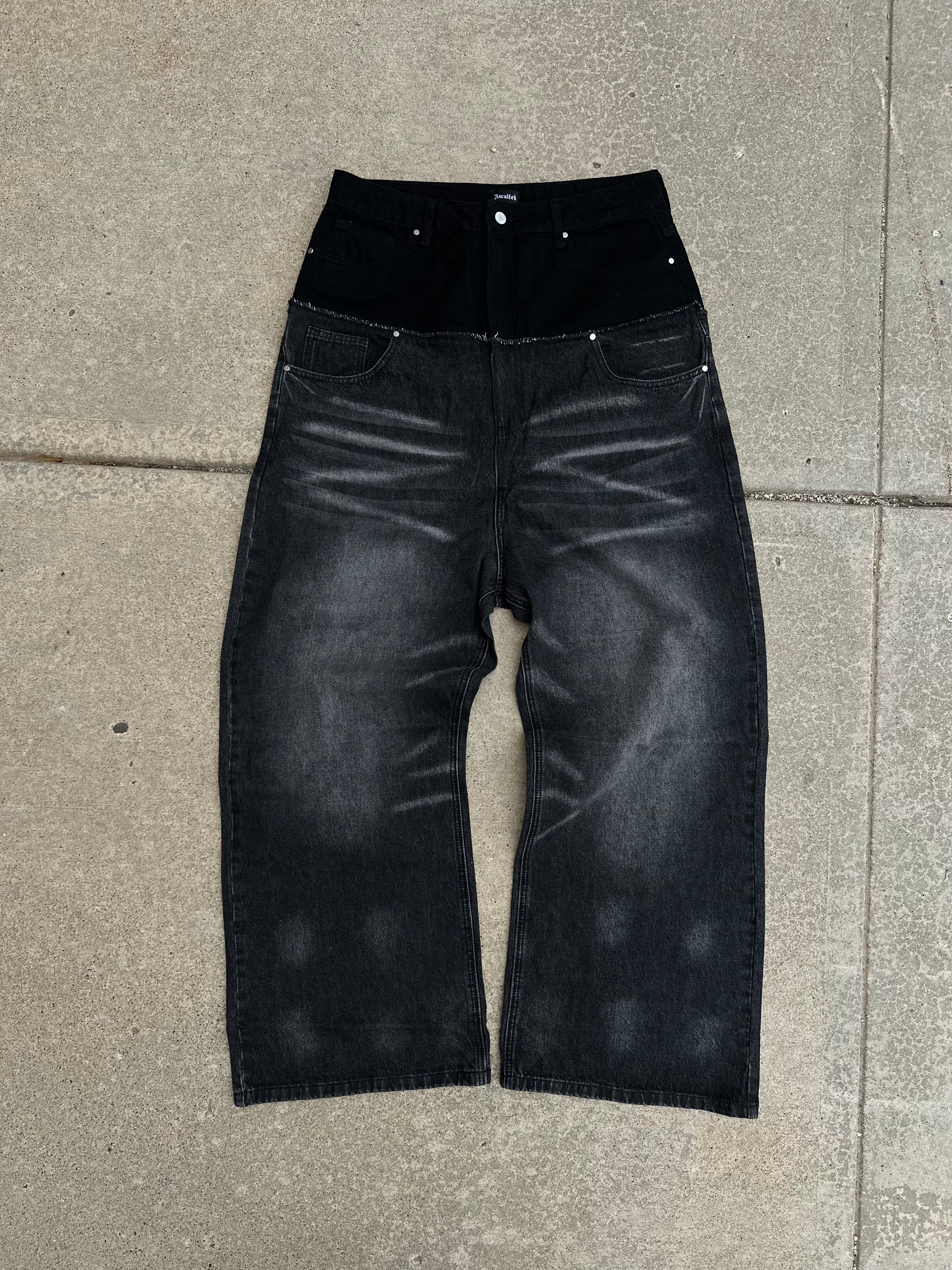 AWAITED MILITIA BLACK GOOD JEANS