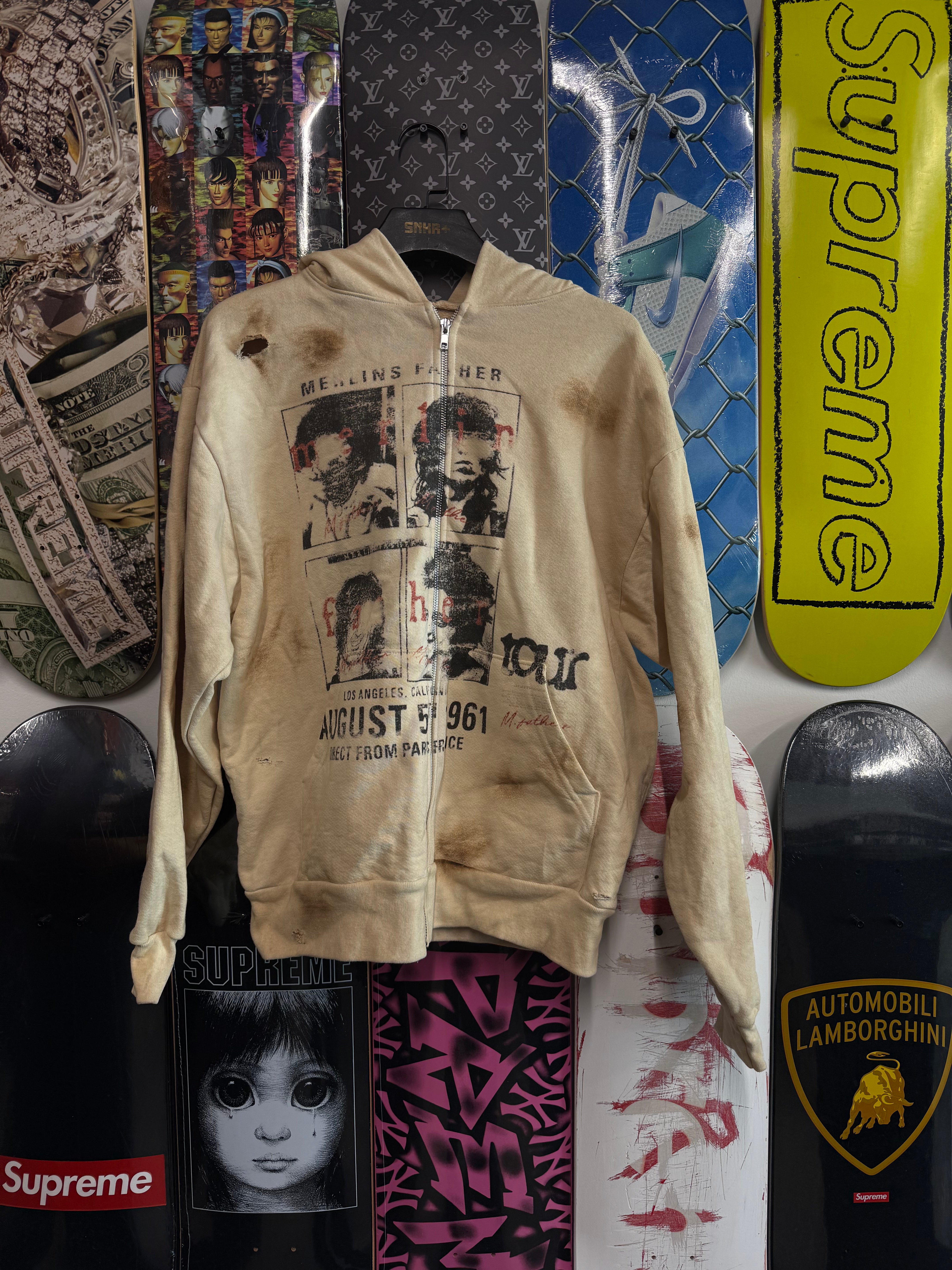 Merlins Father Desert Storm French Terry Hoodie