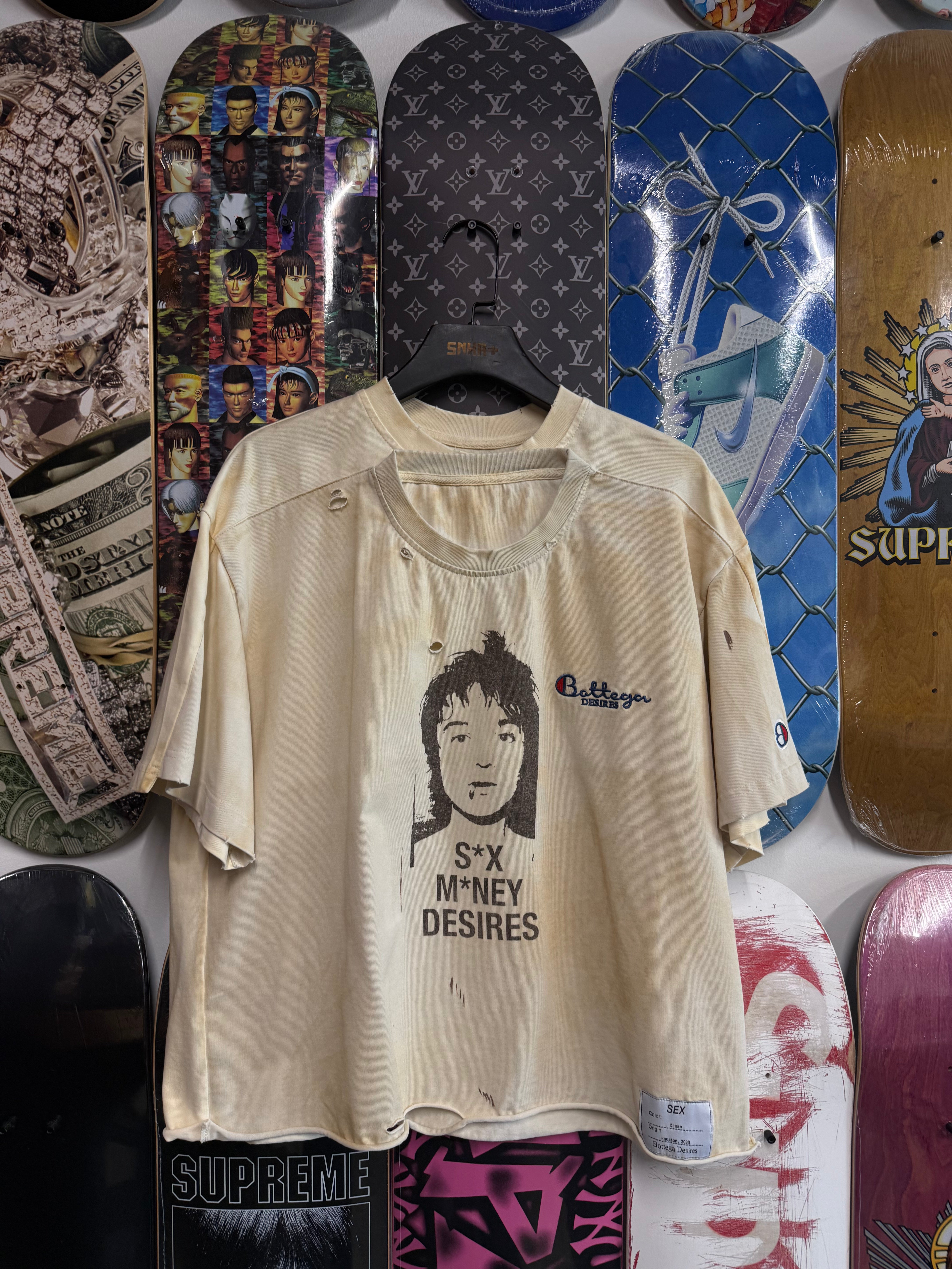 Bottega Desires Sex Sells Tee - Used/Worn