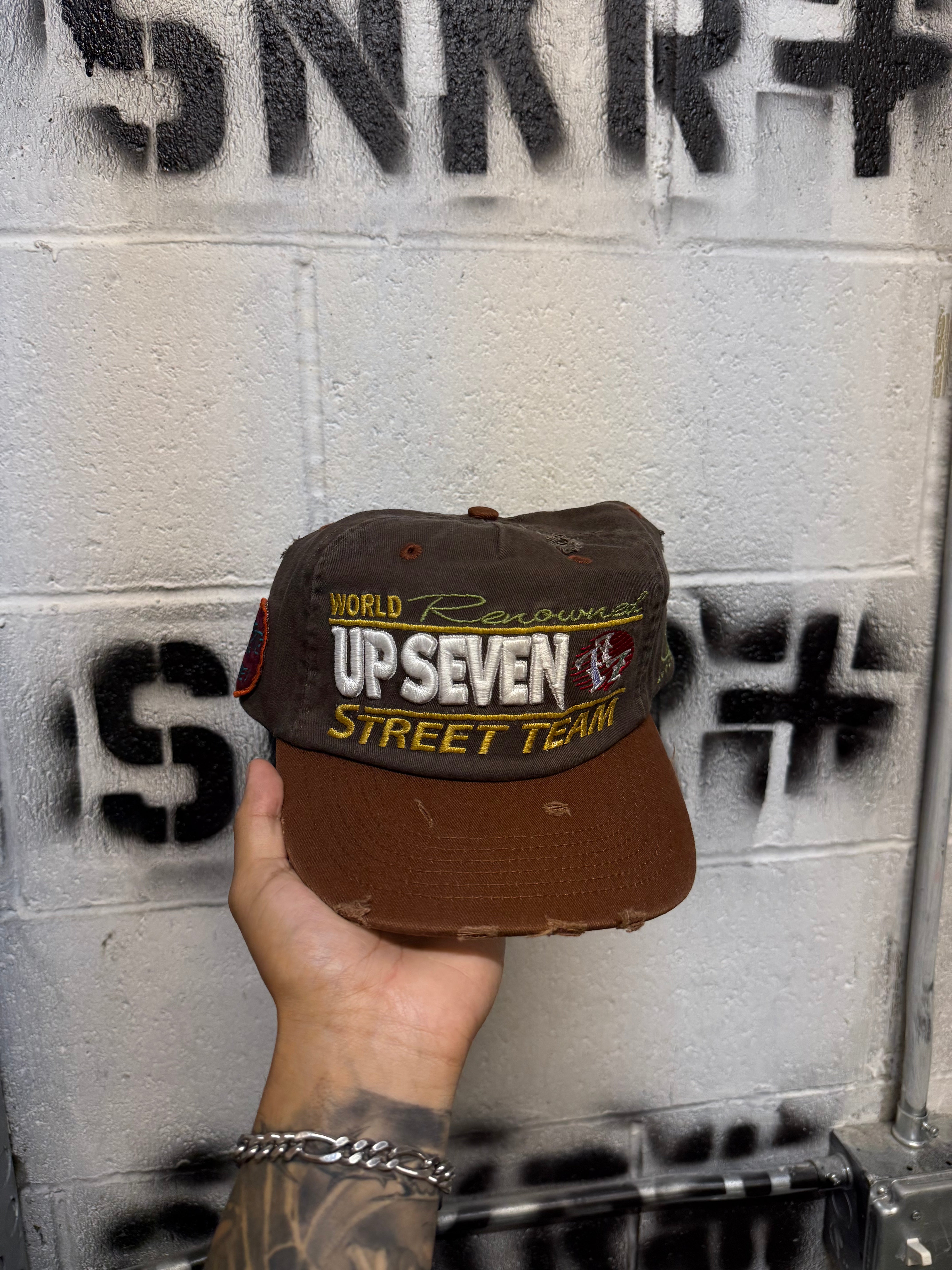Up7Skate Street Team Hat Brown