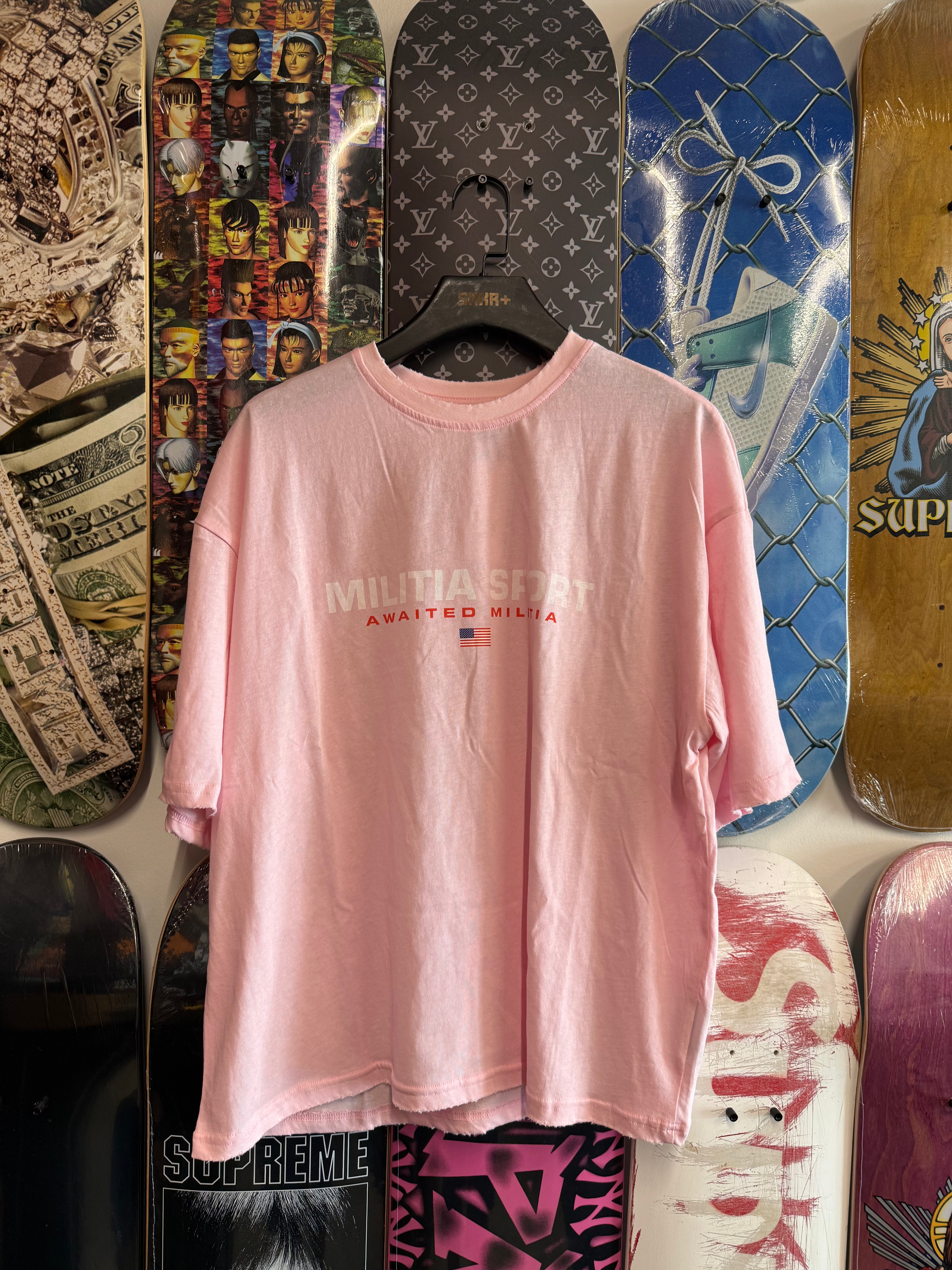 Awaited Militia T-Shirt Pink