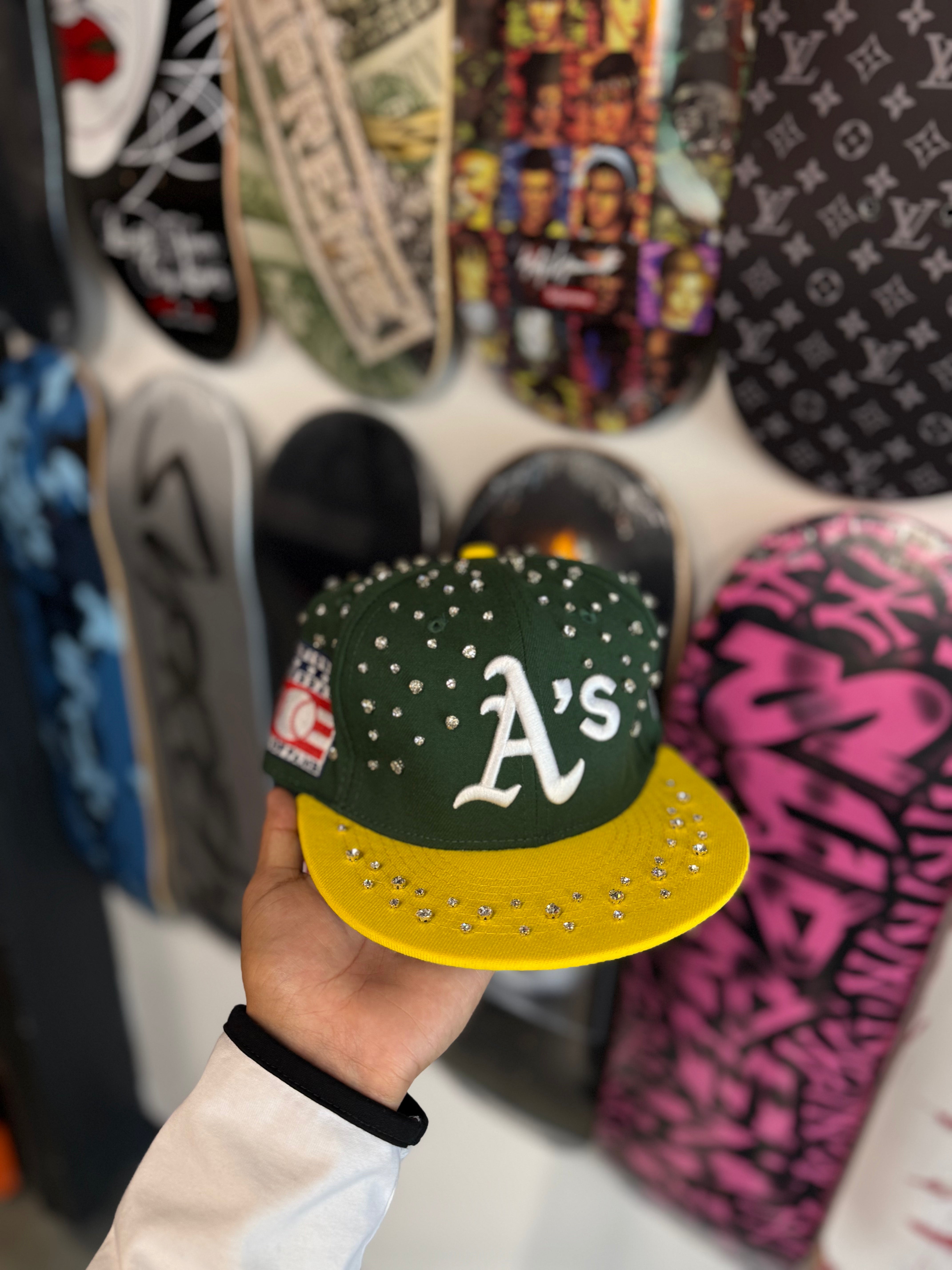 KITTED A's BLING SNAPBACK