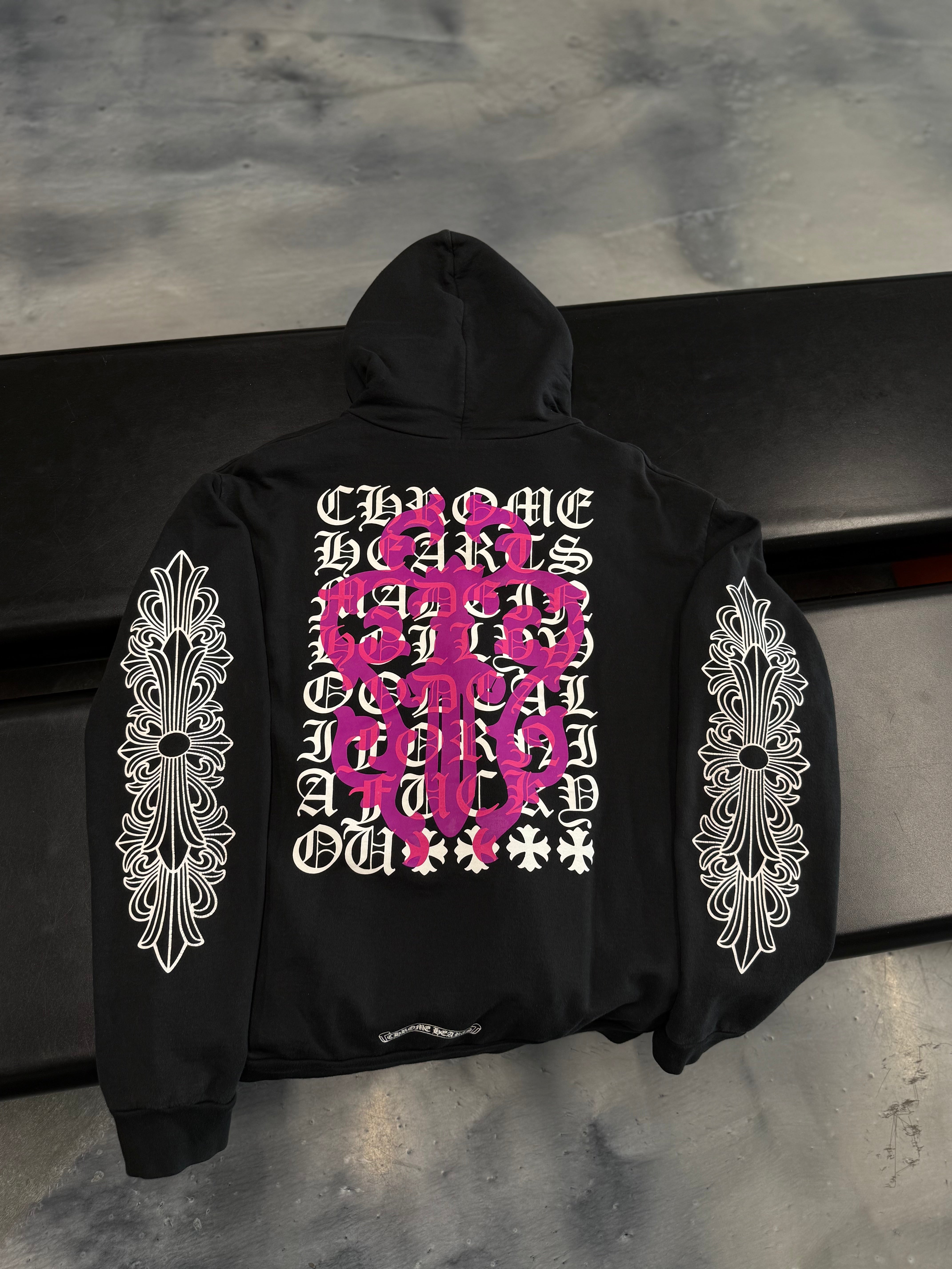 Chrome Hearts Eychart Zip-Up Black - Used/Worn