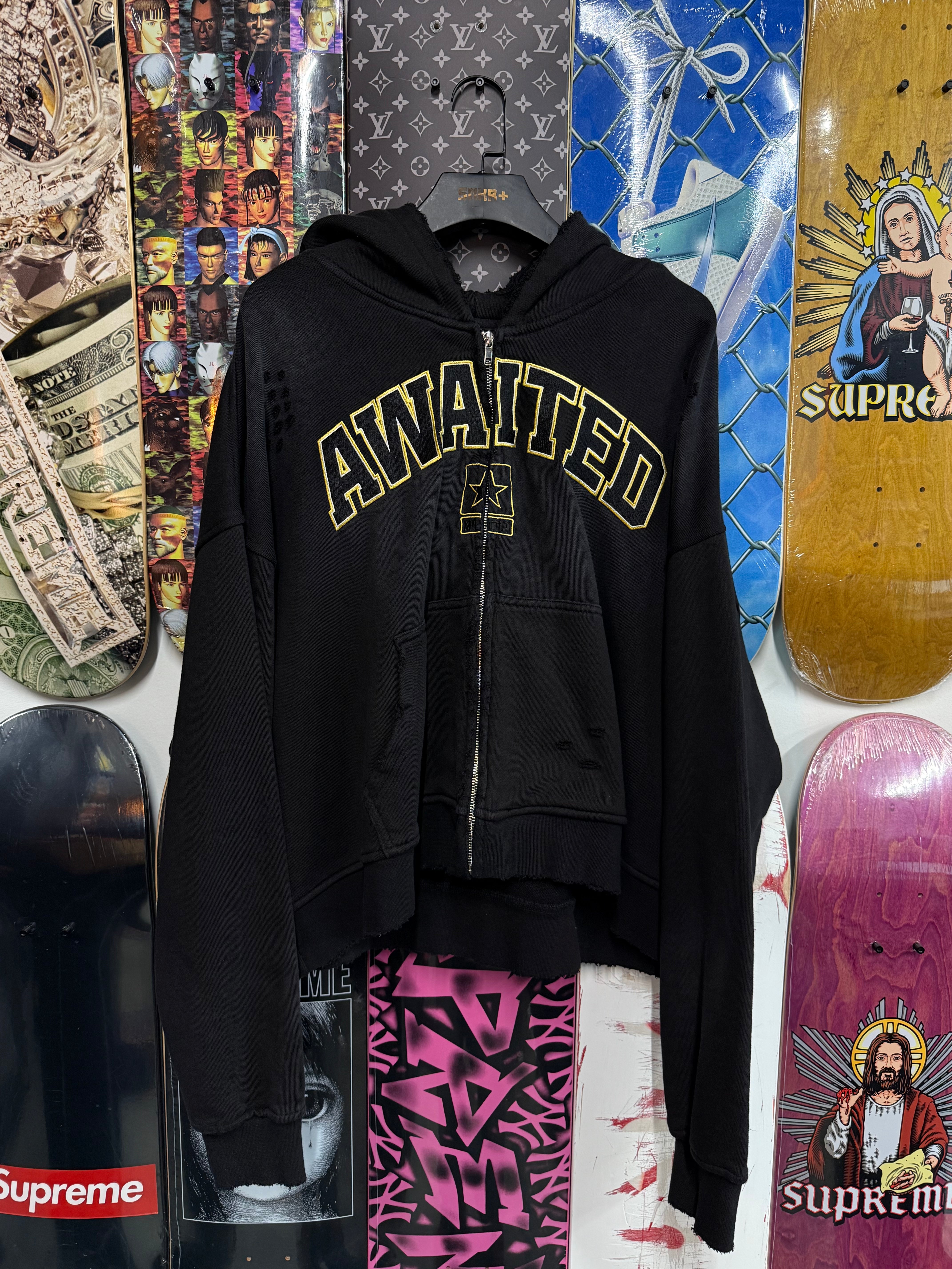 Awaited Militia Army Star Zip-Up Black