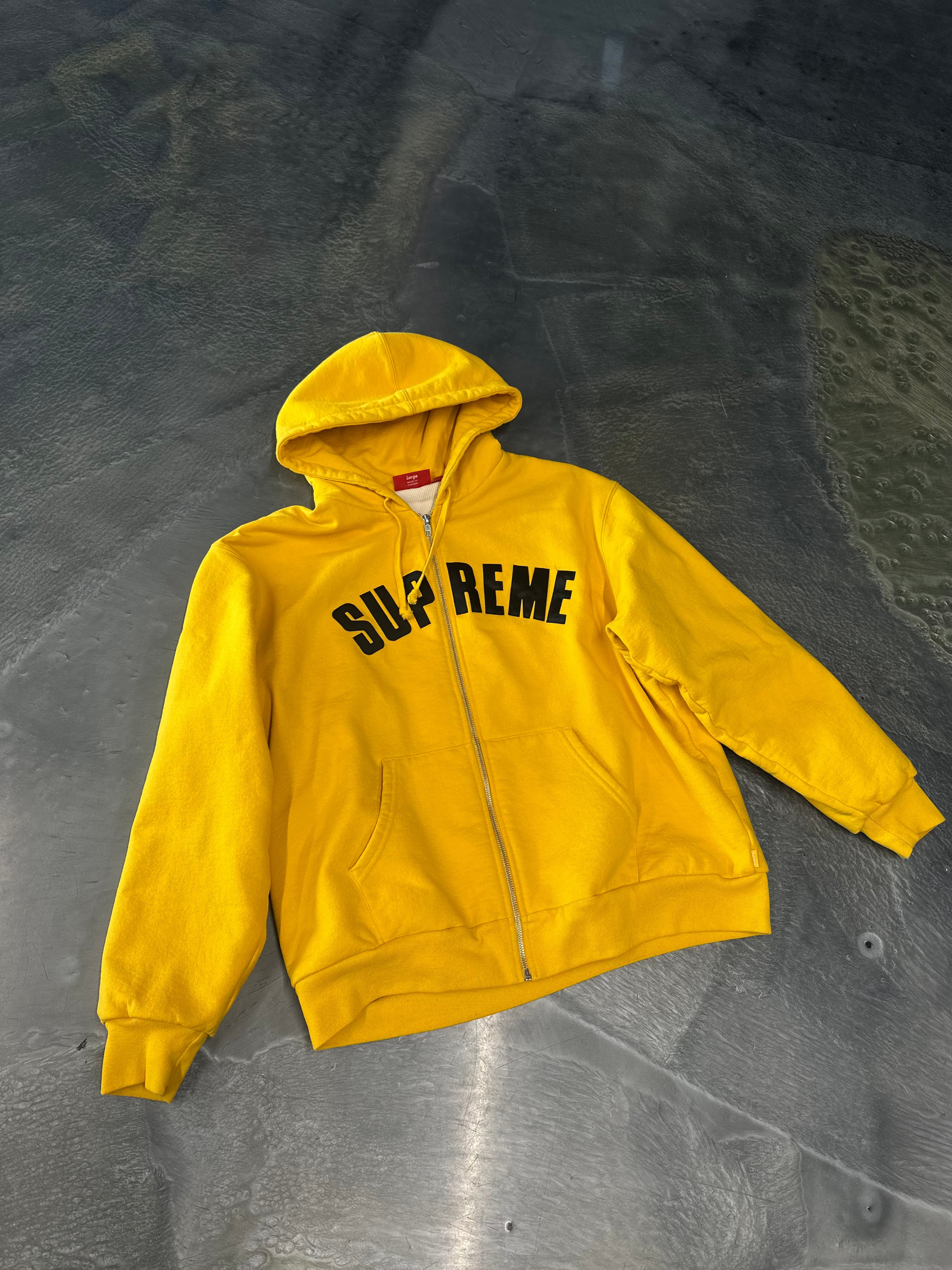 Supreme Arc Thermal Lined Zip Up Yellow - Used/Worn