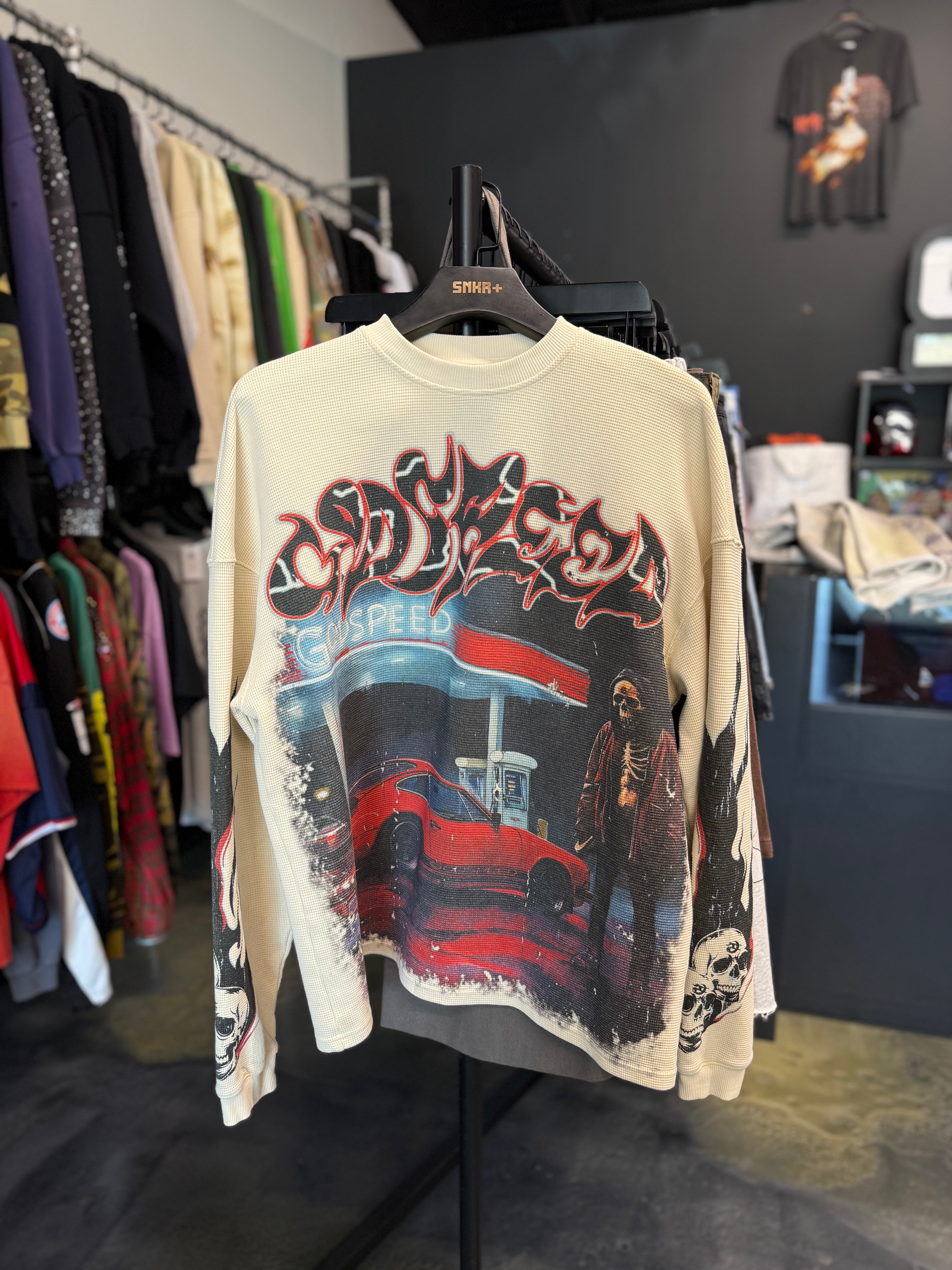 Godspeed Pitstop L/S Thermal Bone - Used/Worn