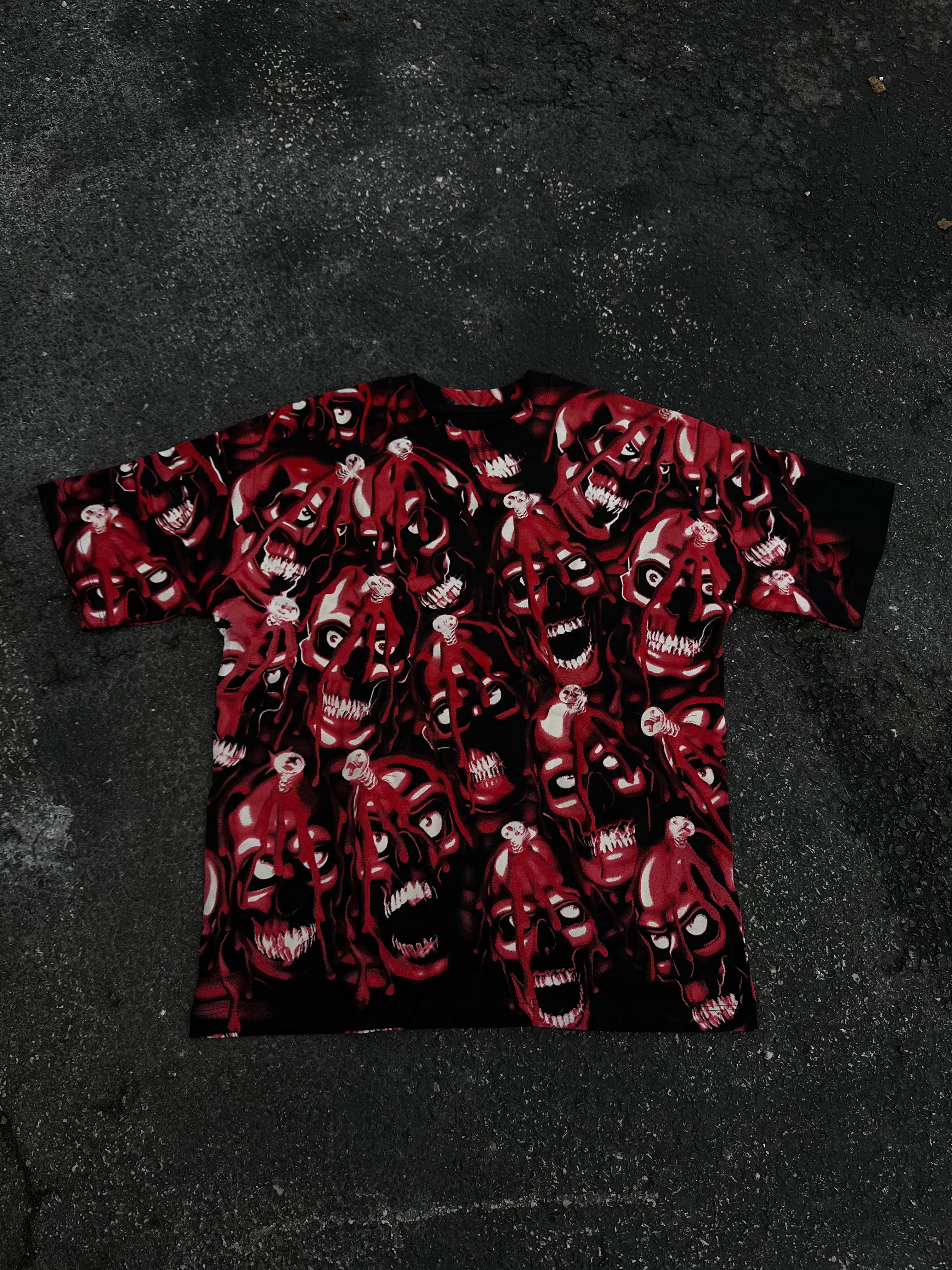 SLUMPED BOYZ RED DRANK PILE TEE
