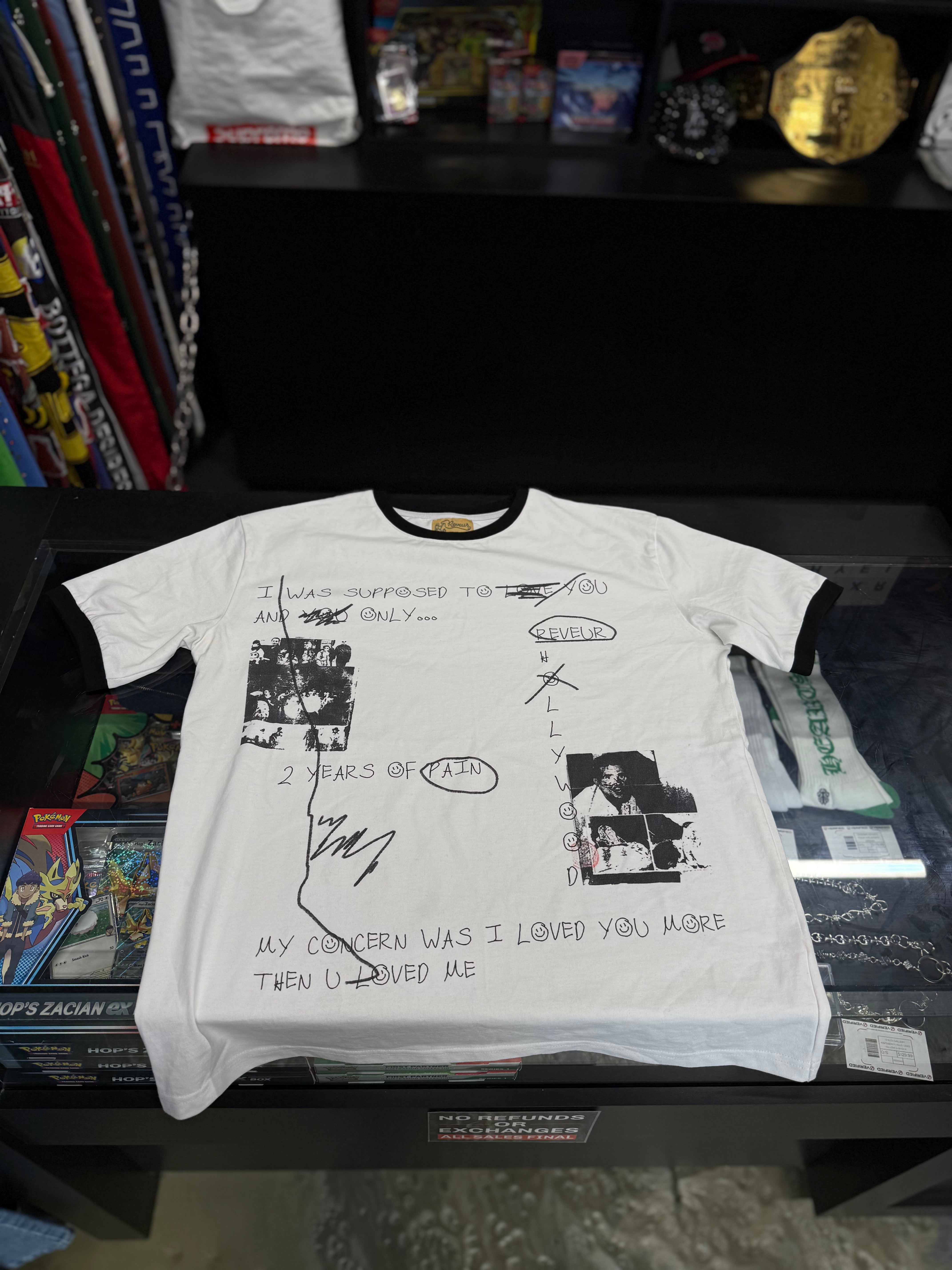 REVUER SCRIBBLE TEE WHITE