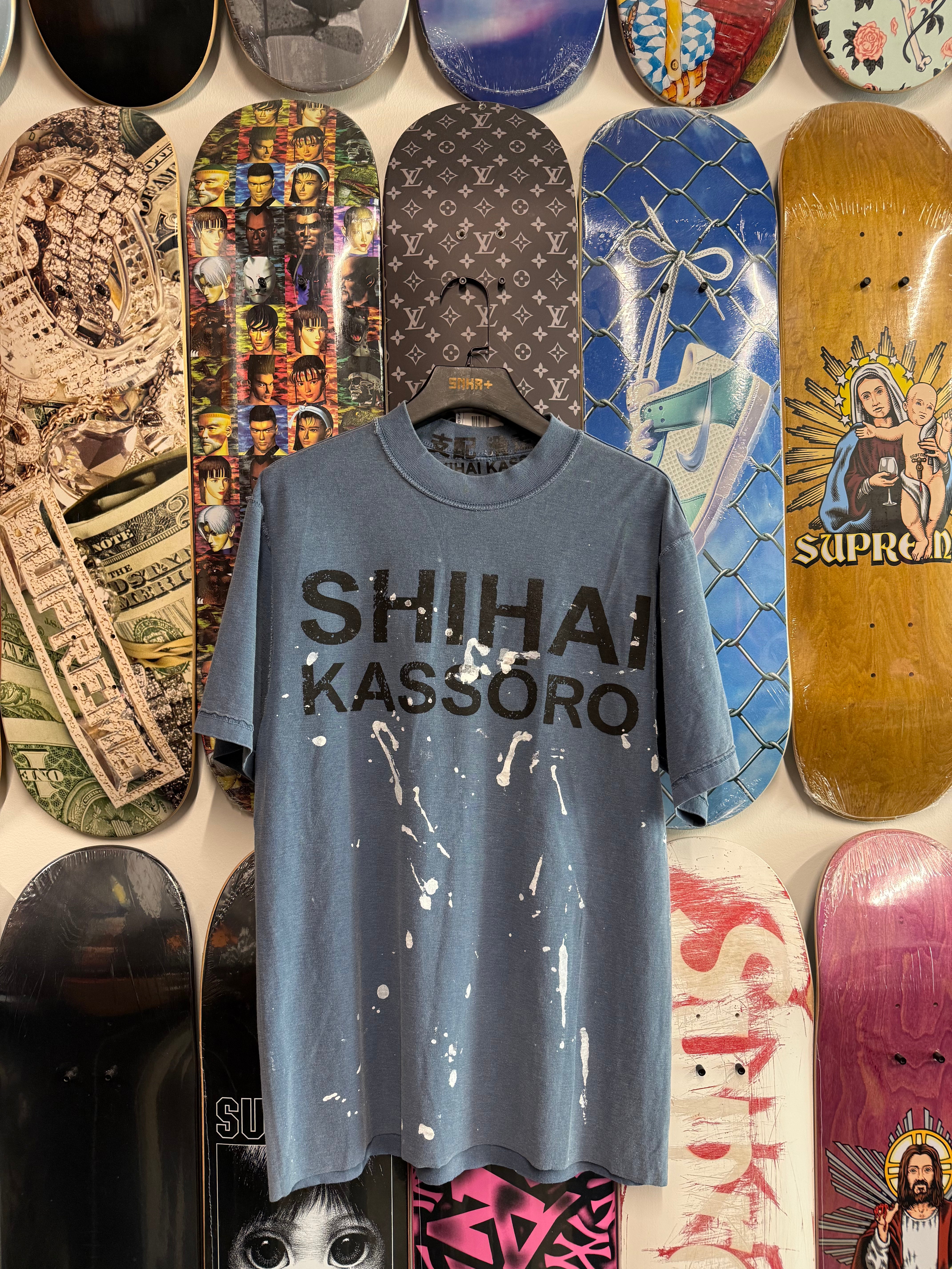 SHIHAI KASSORO BLUE ESSENTIAL TEE