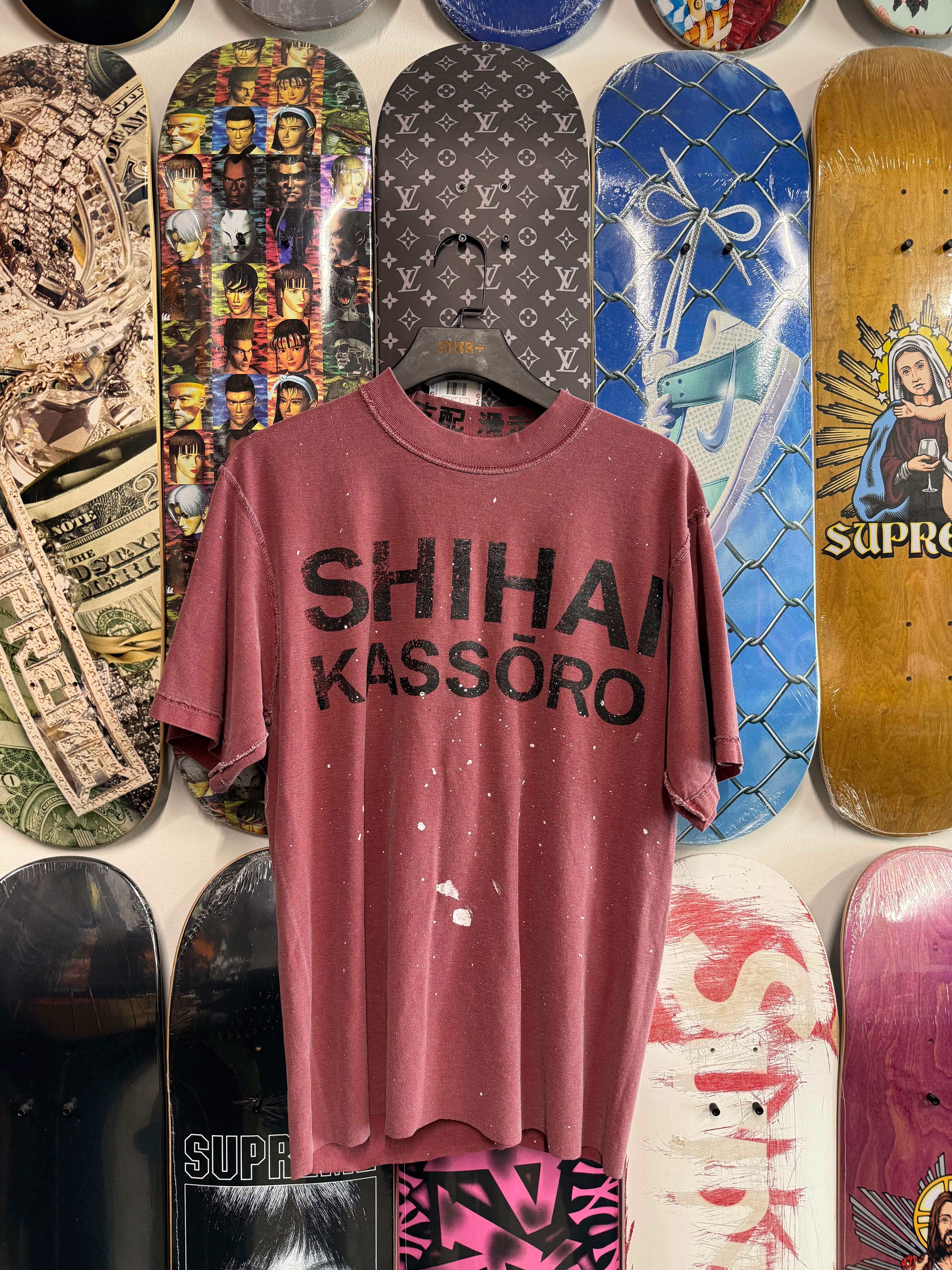 SHIHAI KASSORO RED ESSENTIAL TEE