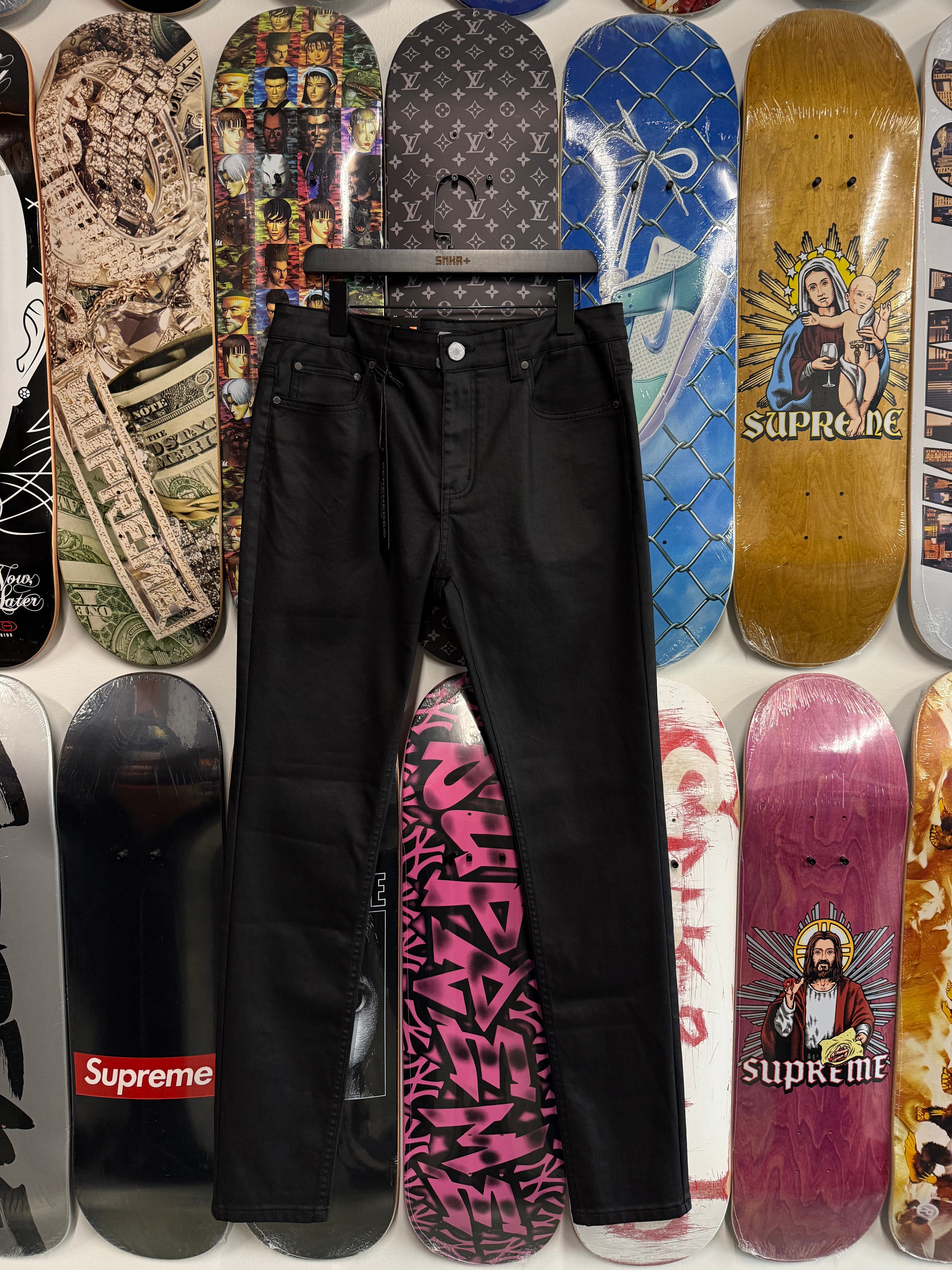 SERENEDE CAVIAR 7 WAX FITTED JEANS