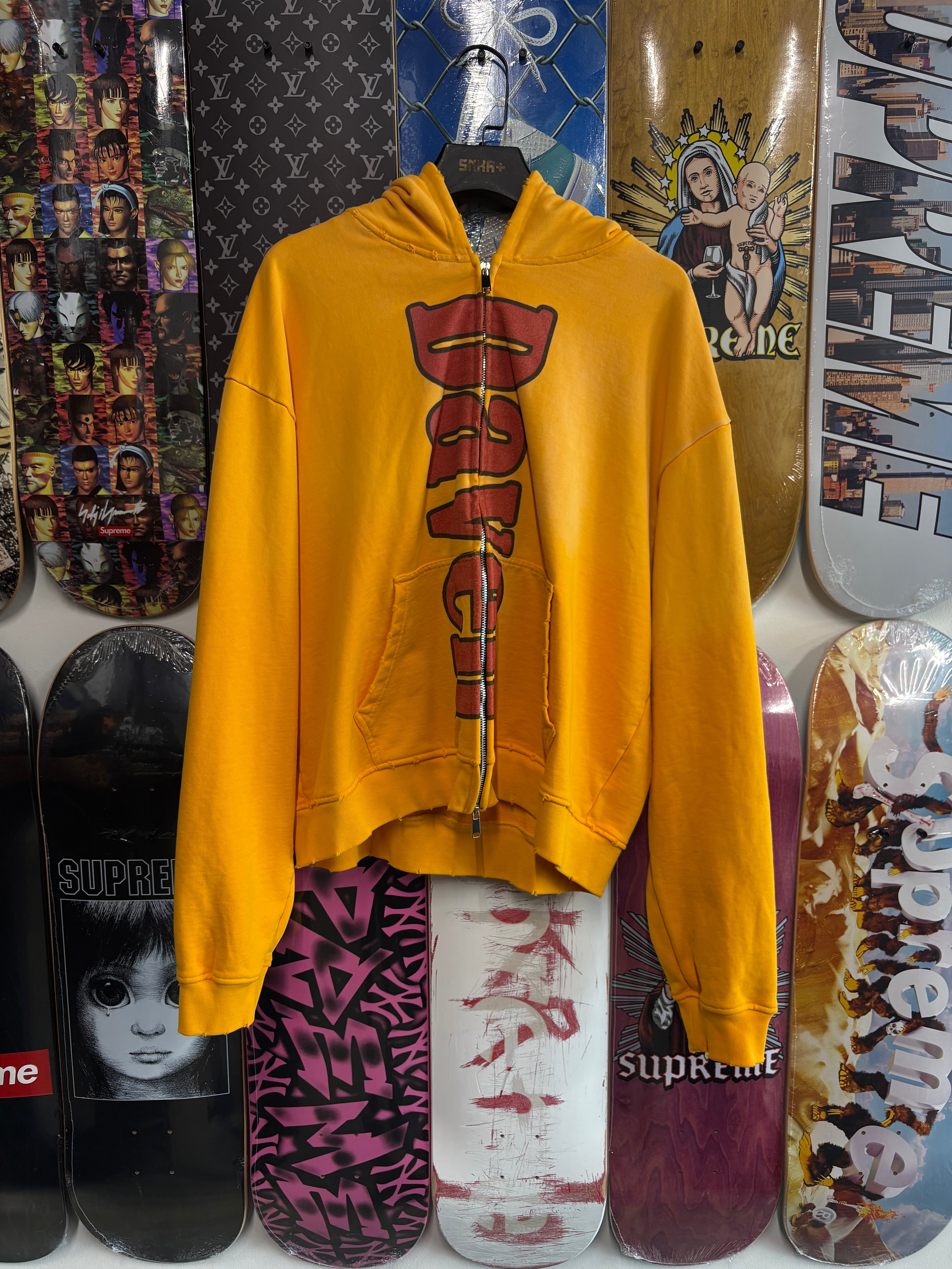 DAVEN HOMME FOREVER YOUNG ZIP-UP YELLOW
