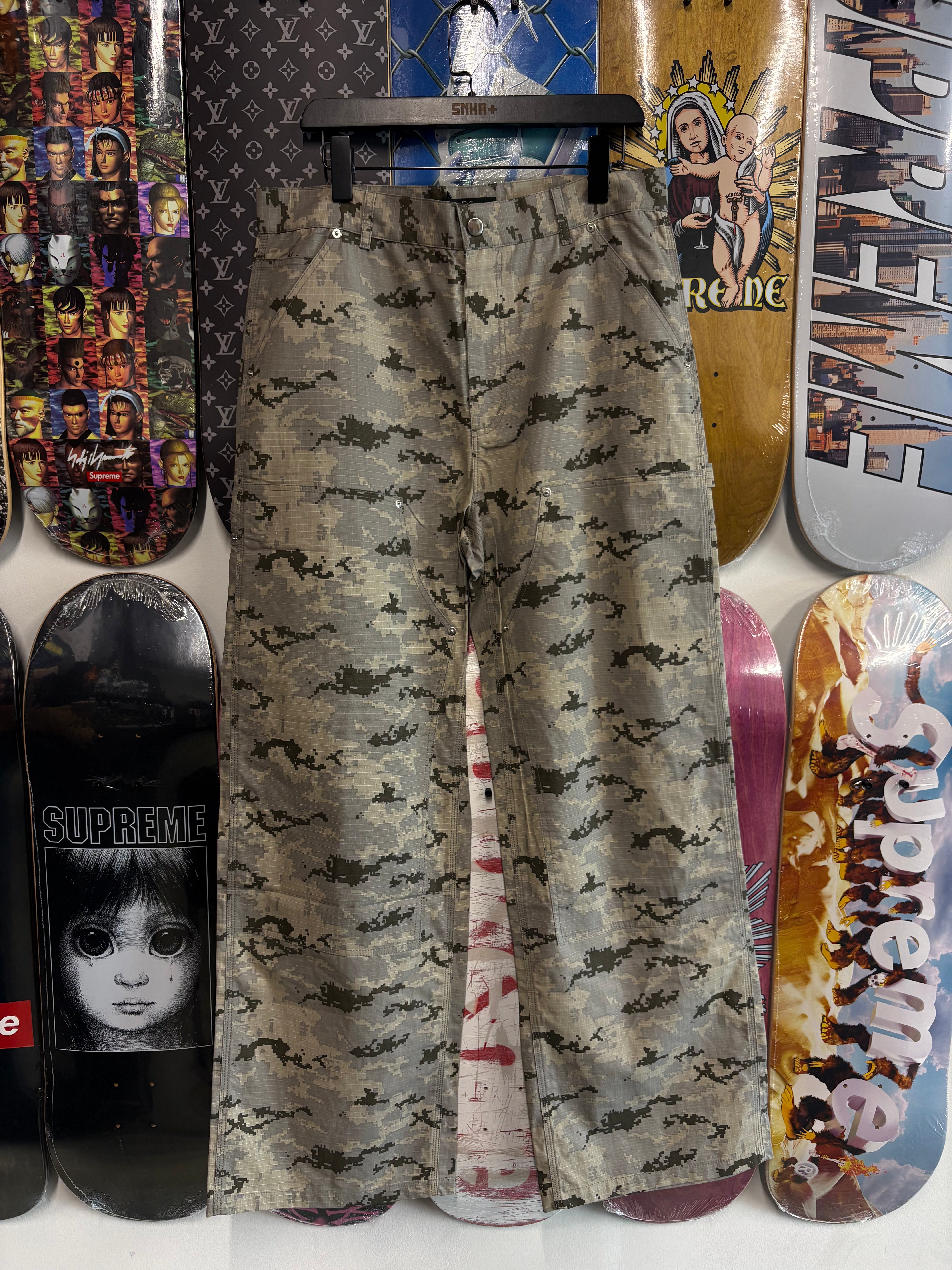 HMDD CAMO CARGO DOUBLE KNEE PANTS