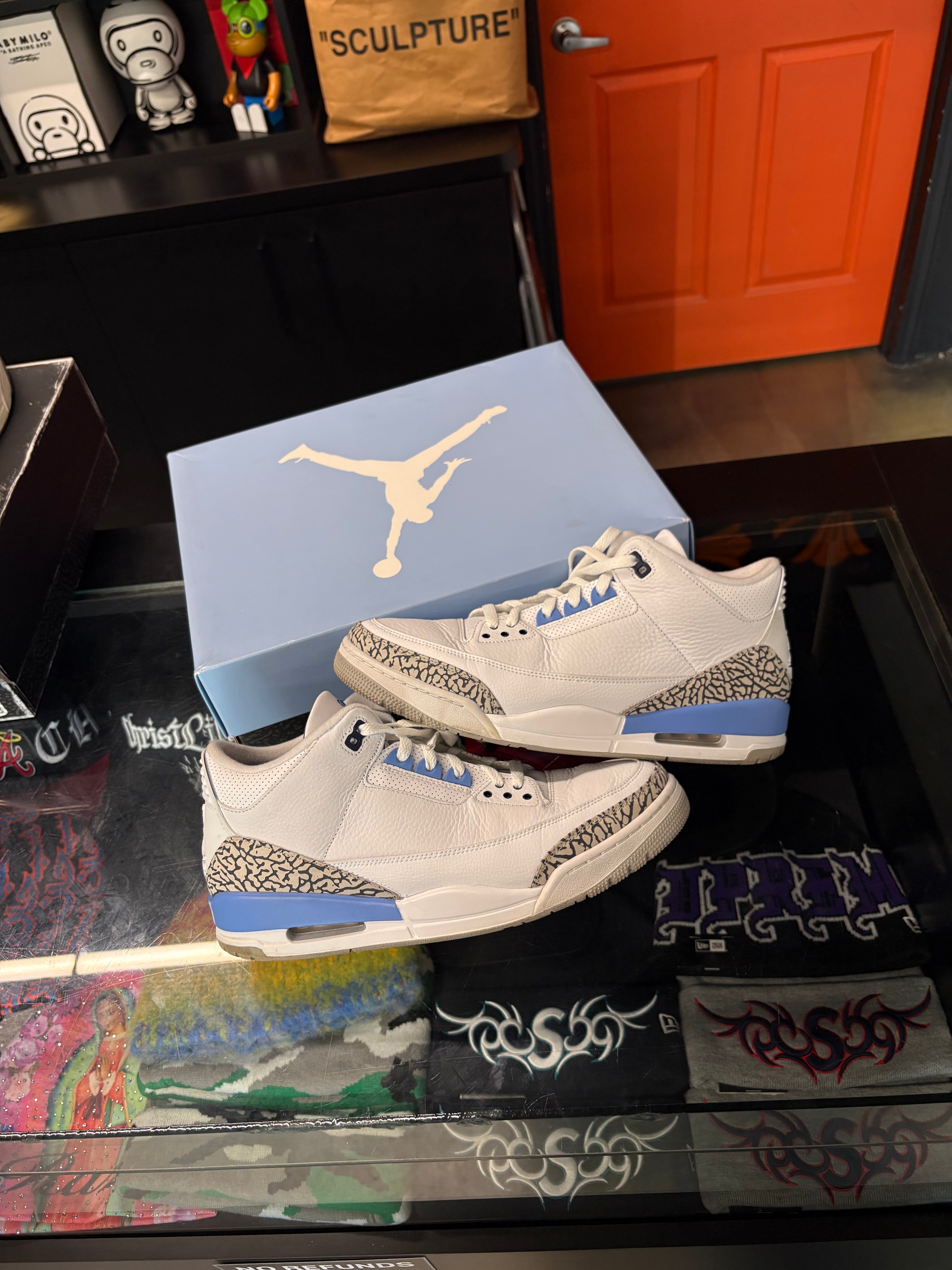 Jordan 3 Retro UNC (2020) - Used/Worn