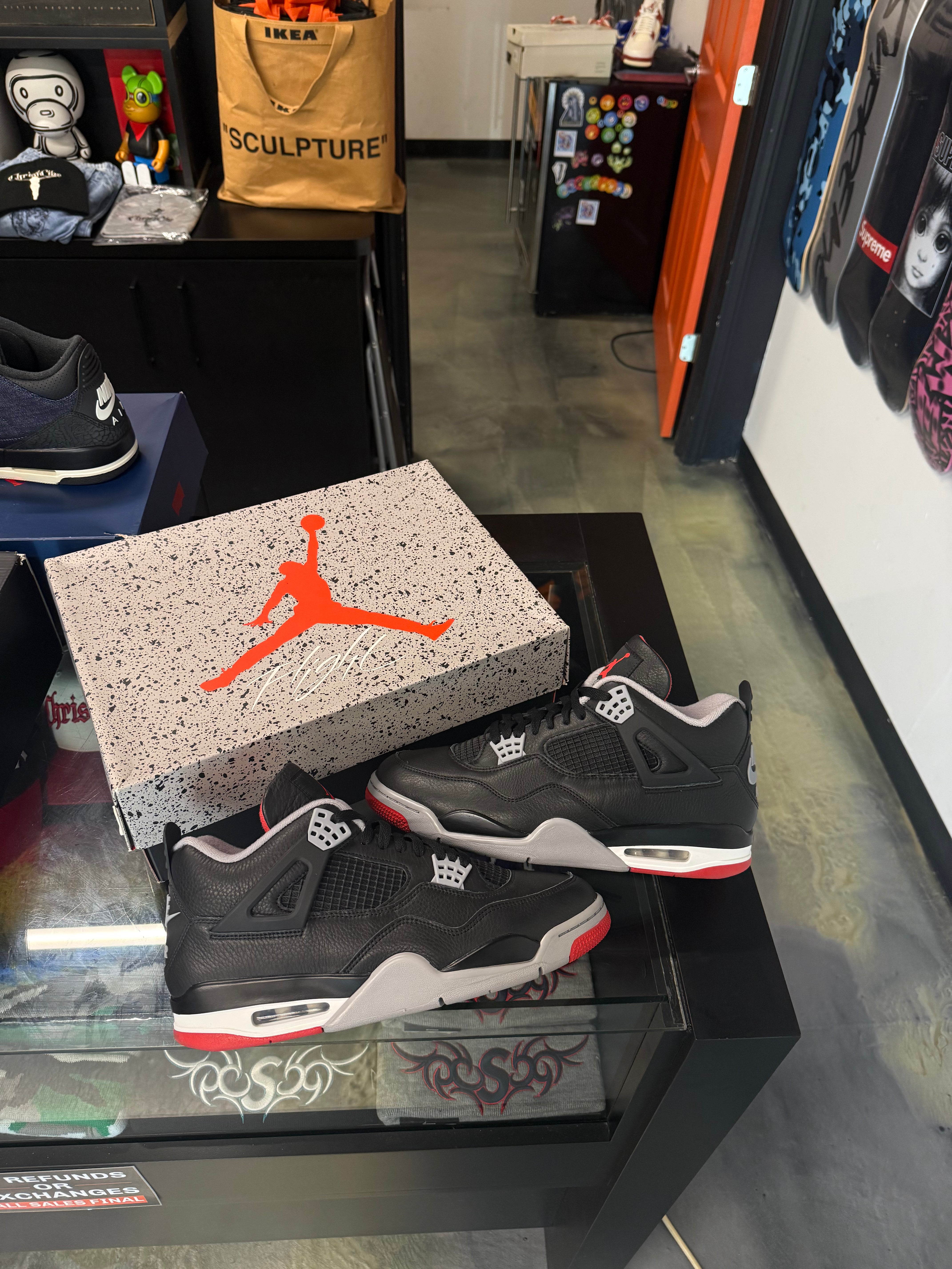 Air Jordan 4 Retro Bred Reimagined - Used/Worn