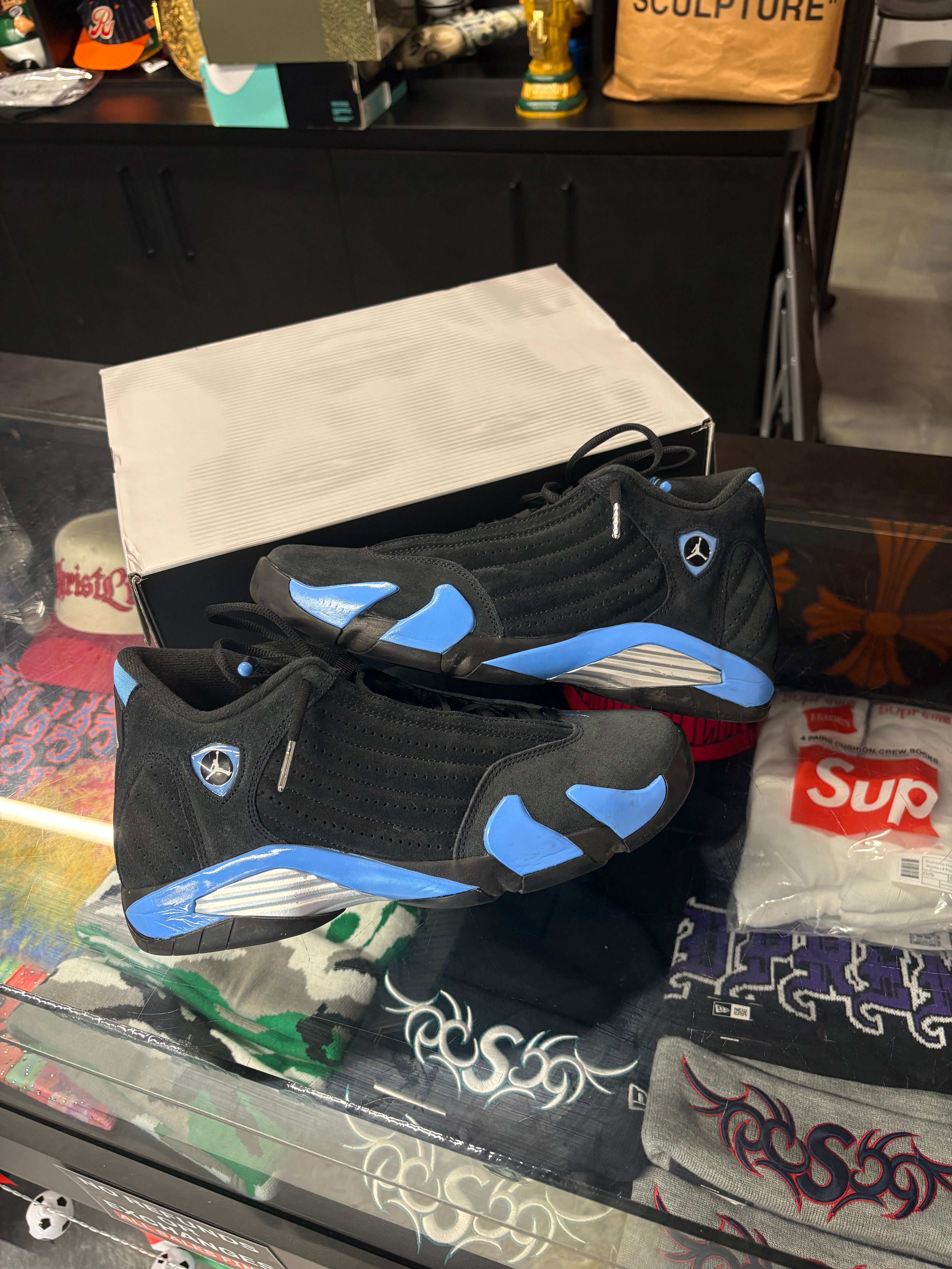 Jordan 14 Retro Black University Blue (2026) - Used/Worn