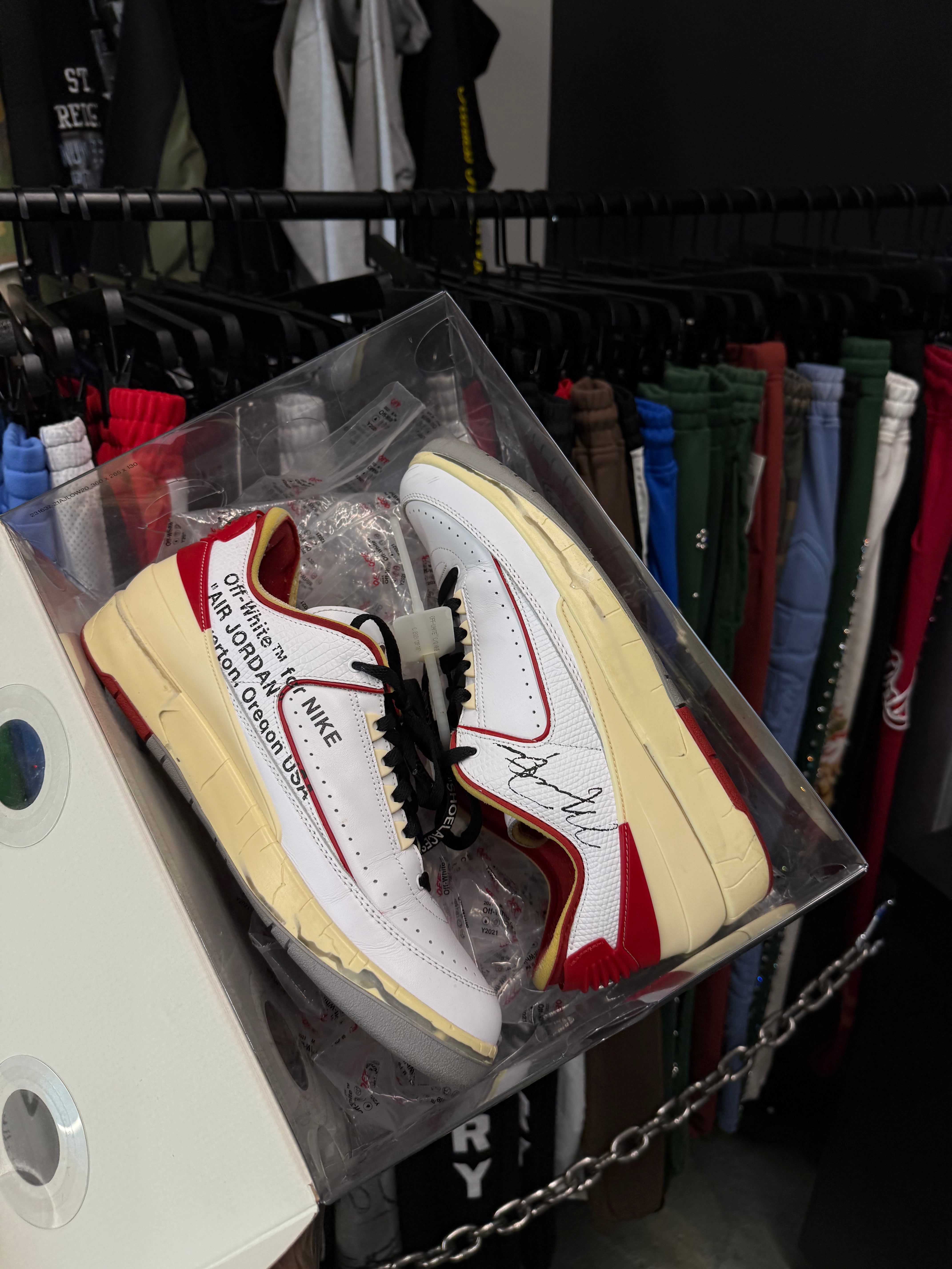 Jordan 2 Retro Low SP Off-White White Red - Used/Worn