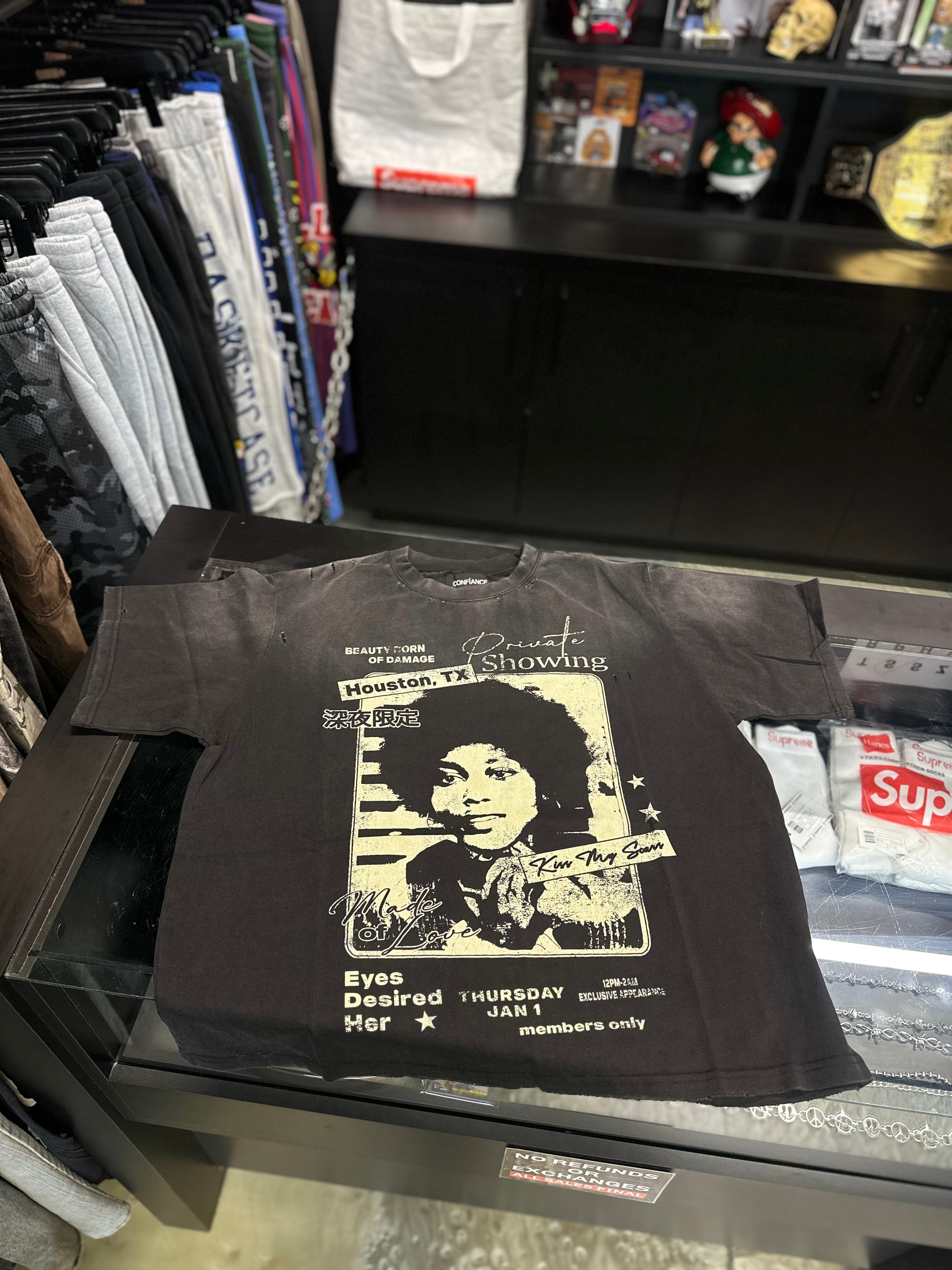 Confiance World Tour Black Tee
