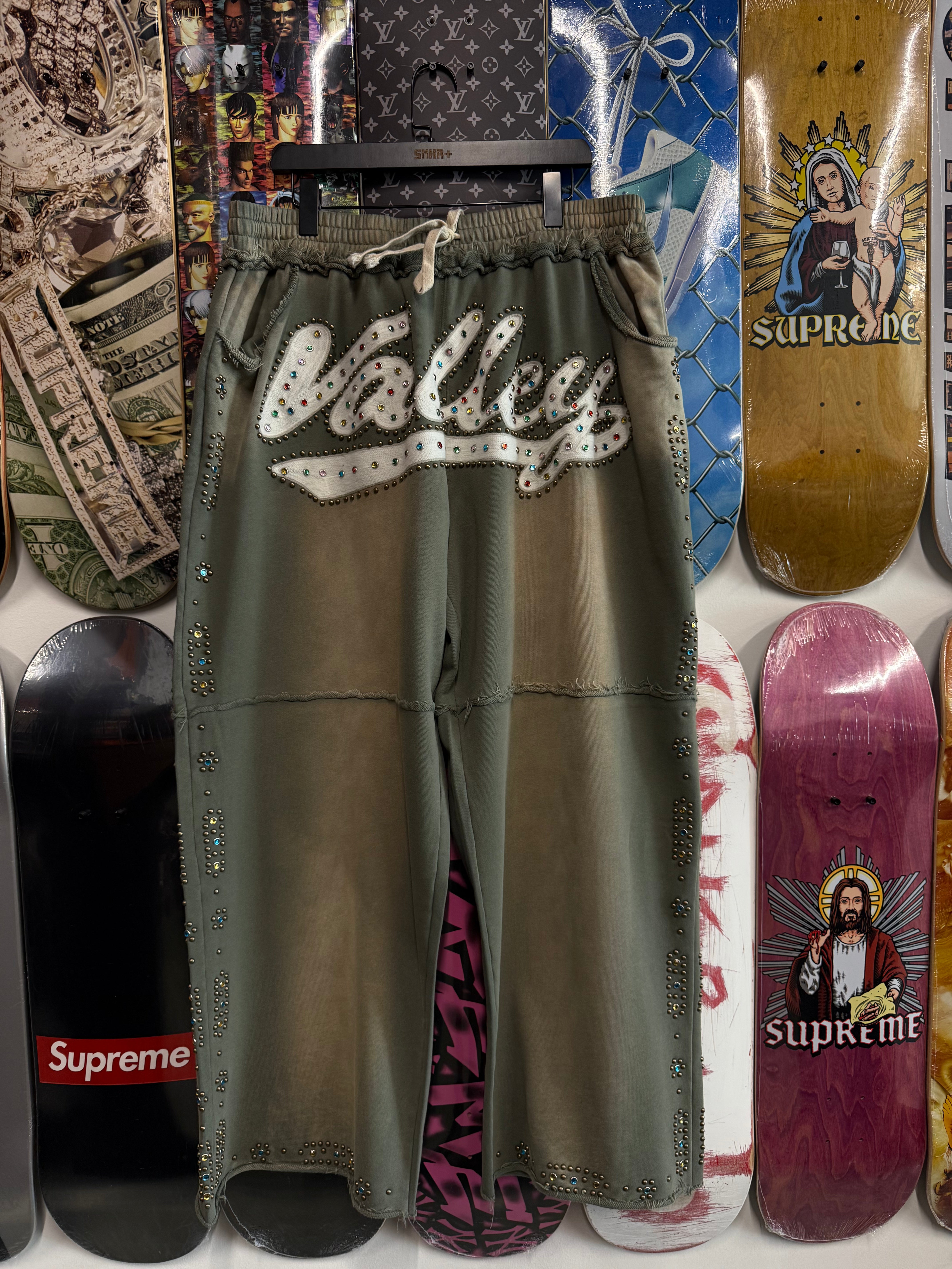 VALE FOREVER SKITTLES SWEATPANTS GREEN - Used/Worn