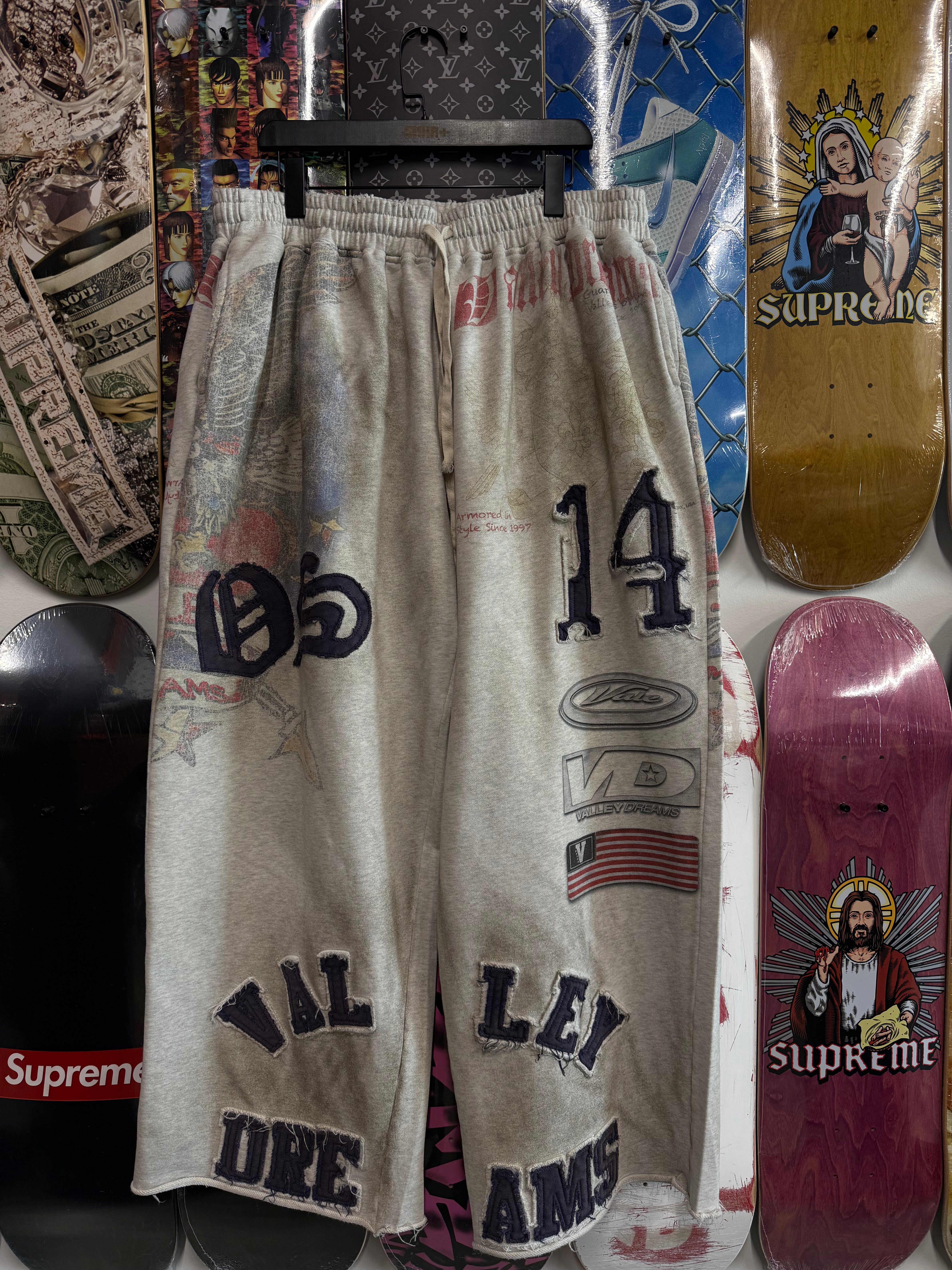 VALE FOREVER CRASH SWEATPANTS DIRTY GREY - Used/Worn