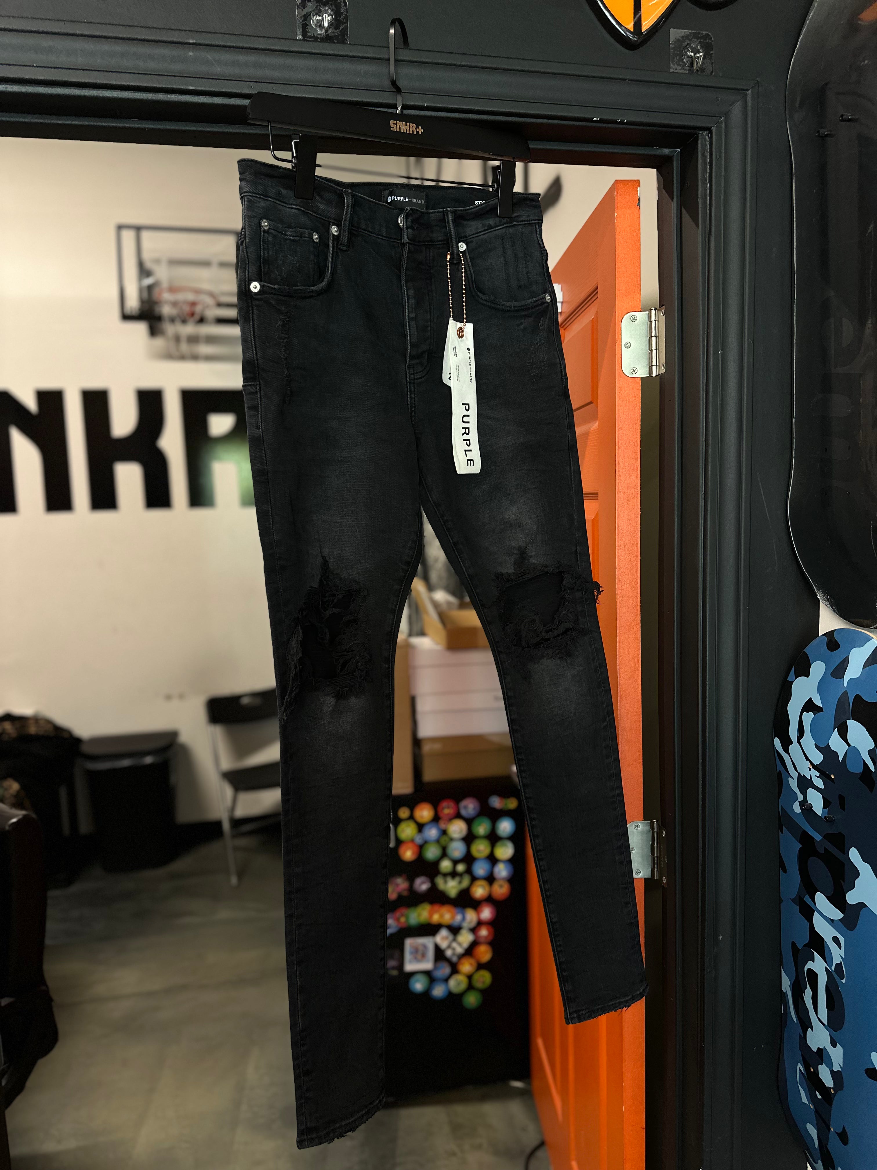 Purple Brand P002 Black - Used/Worn