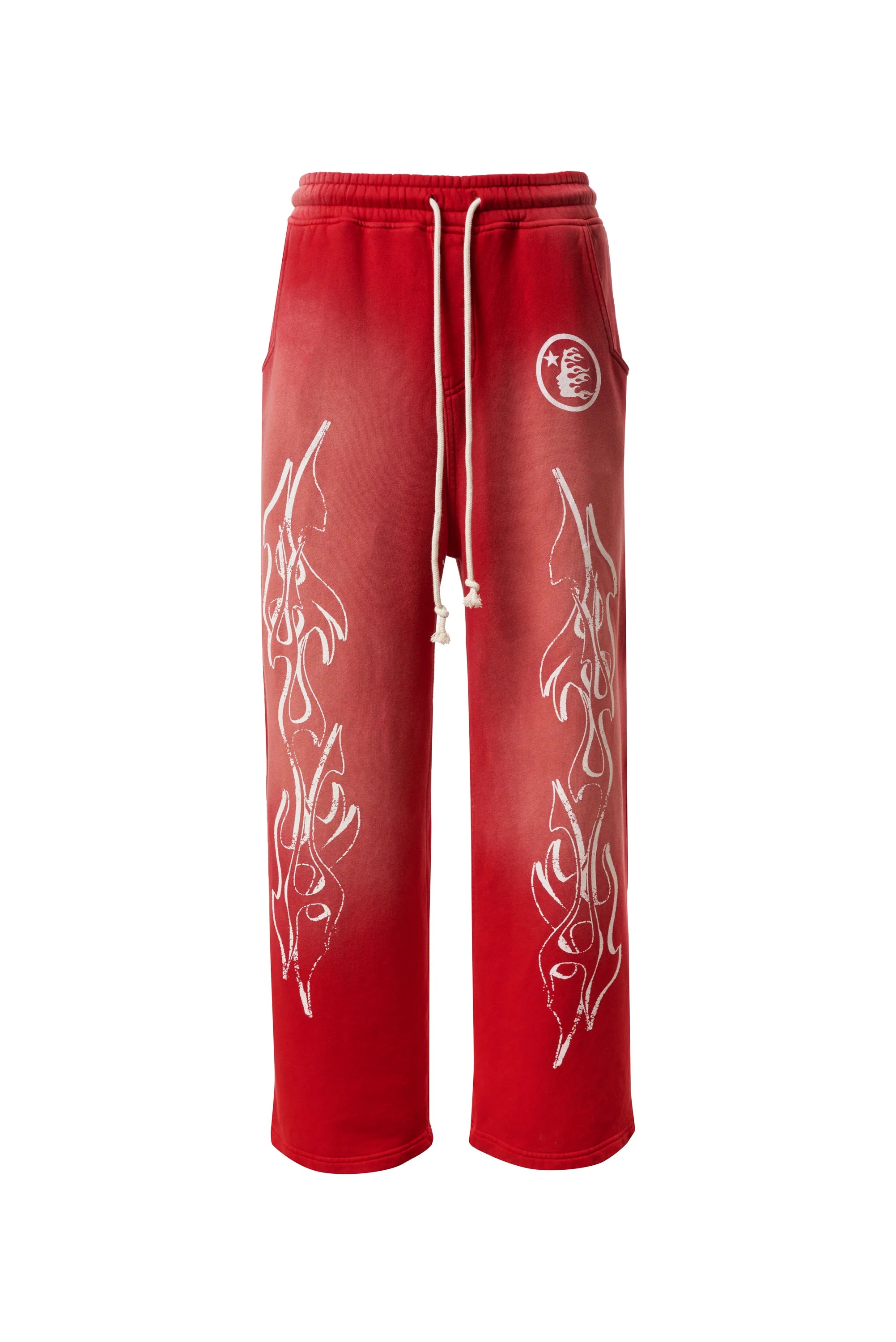 Hellstar Records Flare Sweatpants (Red)