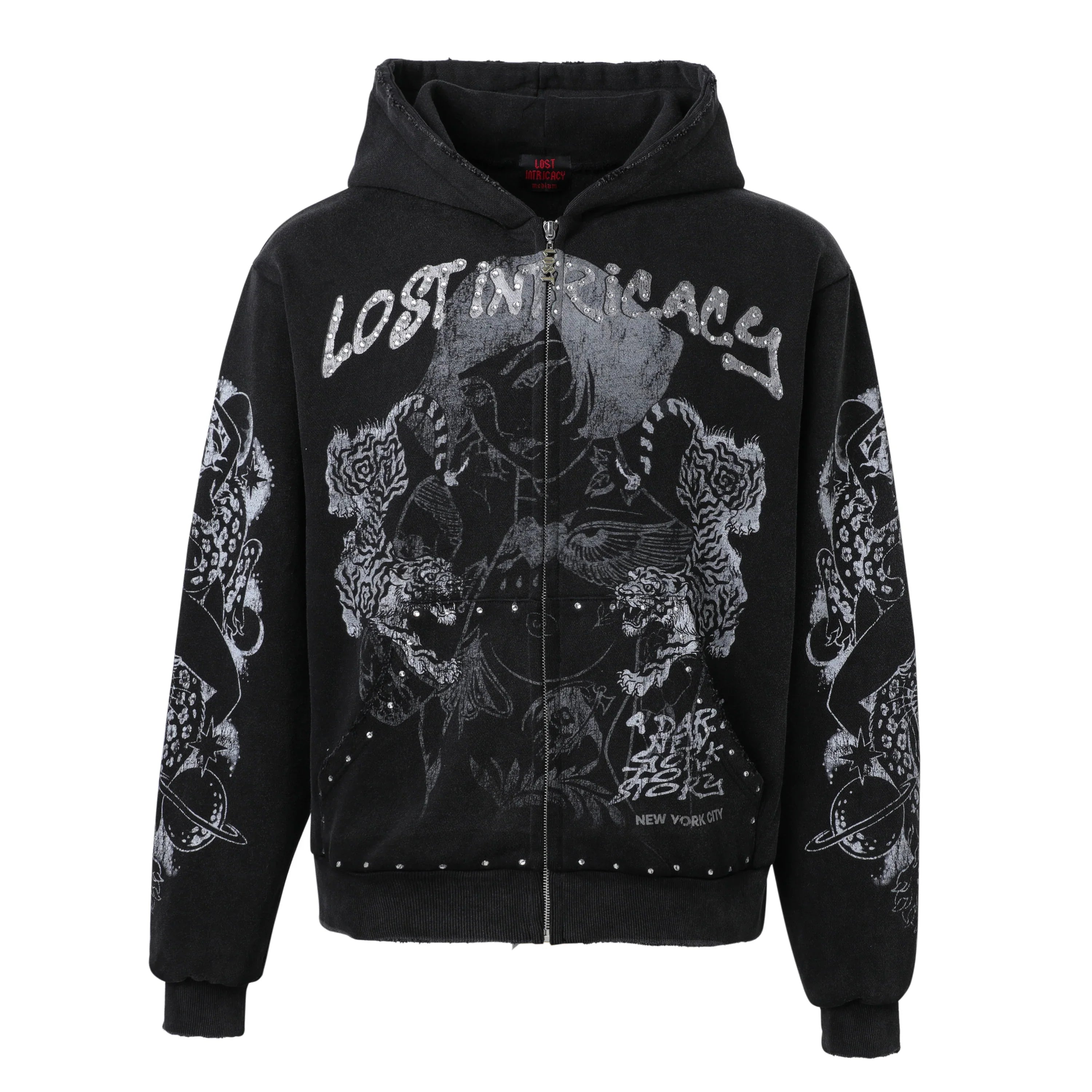 LOST INTRICACY TWIN TIGERS ZIP-UP