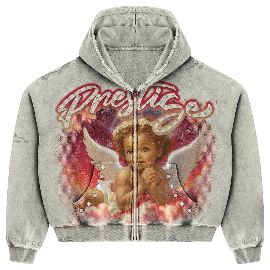 Prestige Angel Zip-Up Grey