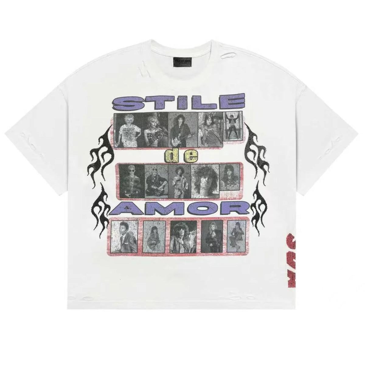 Stile De Amor Fiamme Rock Tee