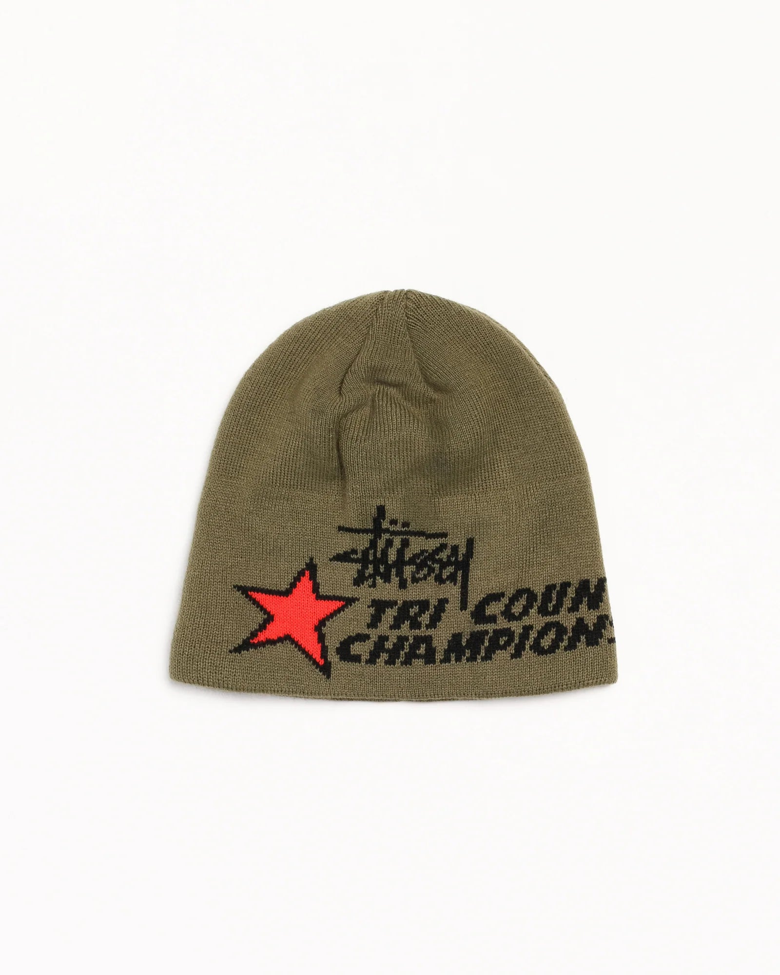 Stussy Skullcap Tri County Army Green
