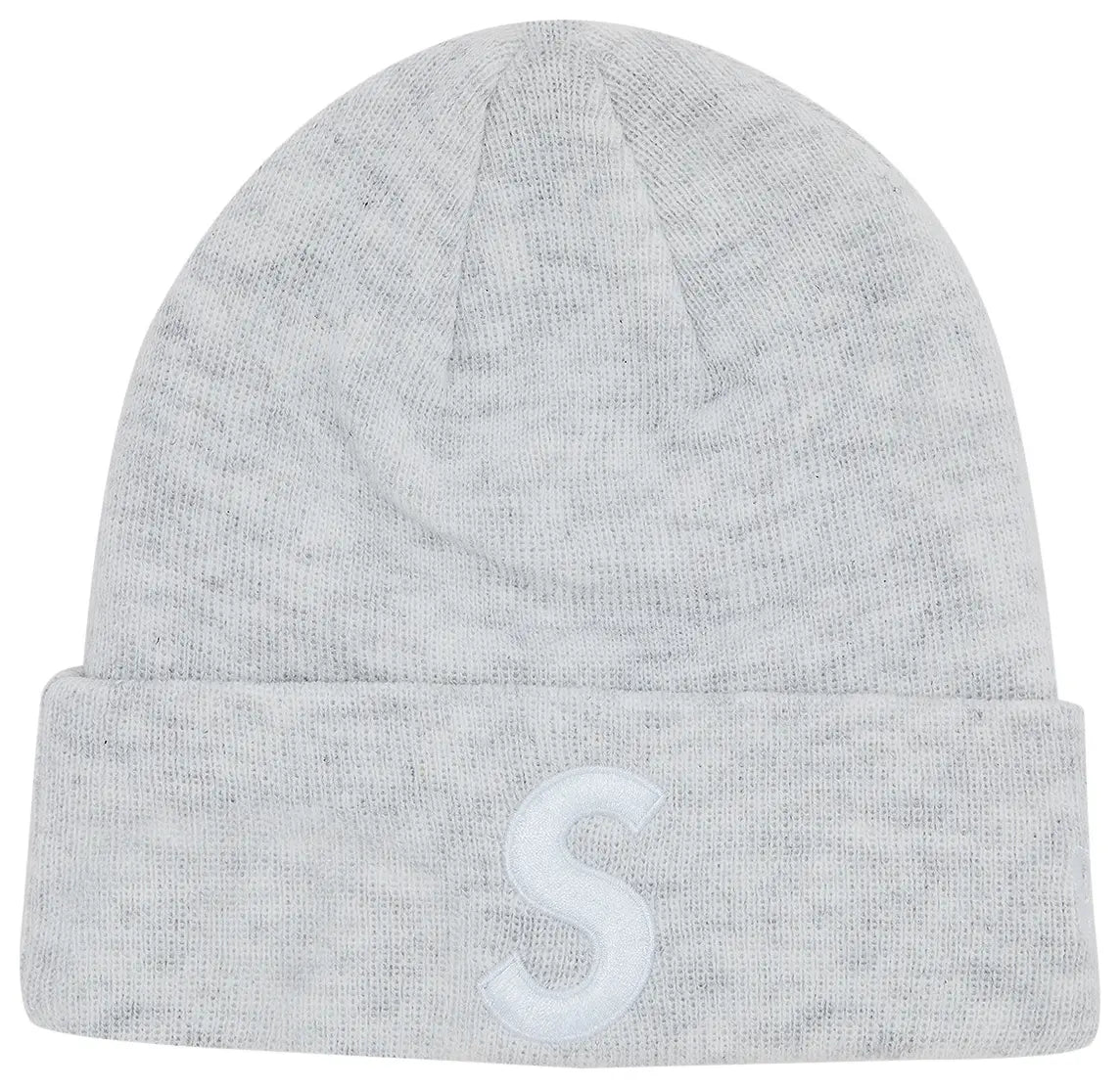 Supreme New Era S Logo Beanie Heather Grey